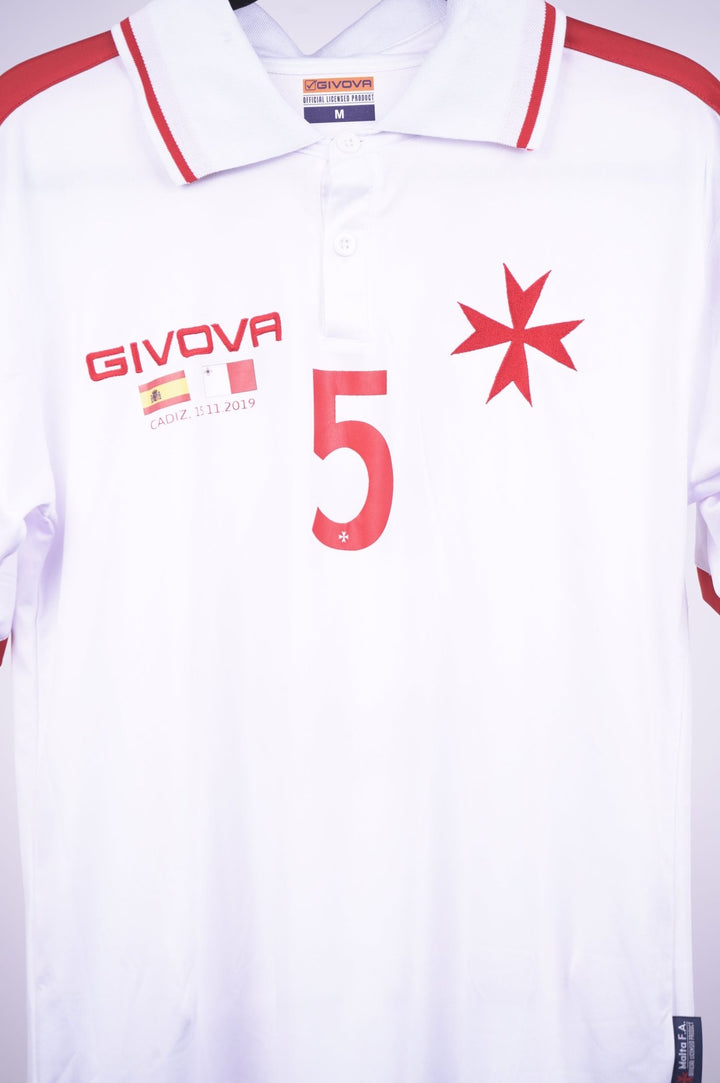 (Matchworn) Malta 2019 Visitante Agius 5 - The Football Room Mty
