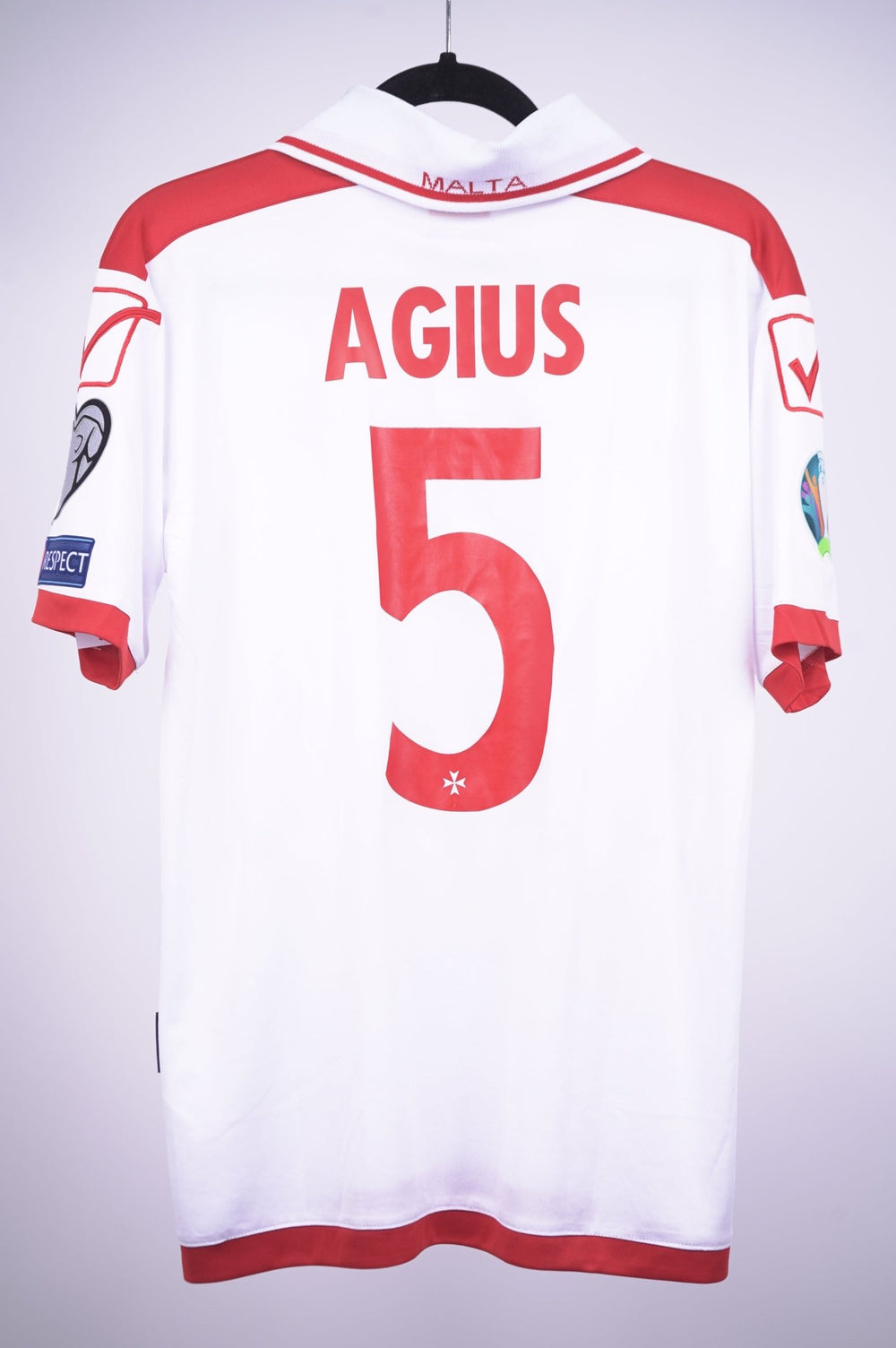 (Matchworn) Malta 2019 Visitante Agius 5 - The Football Room Mty