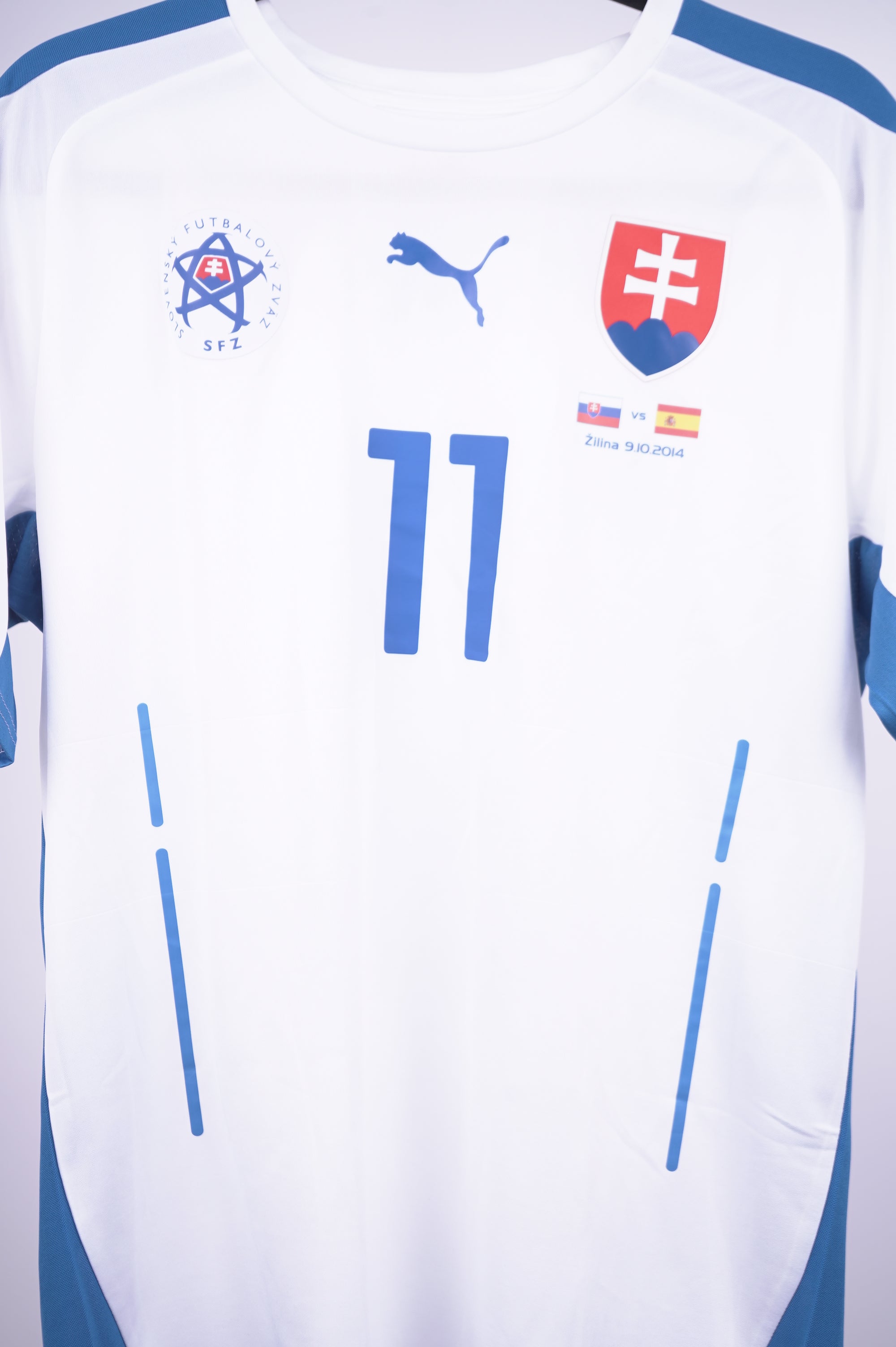 (Matchworn) Slovakia 2014/2015 Home Nemec #11