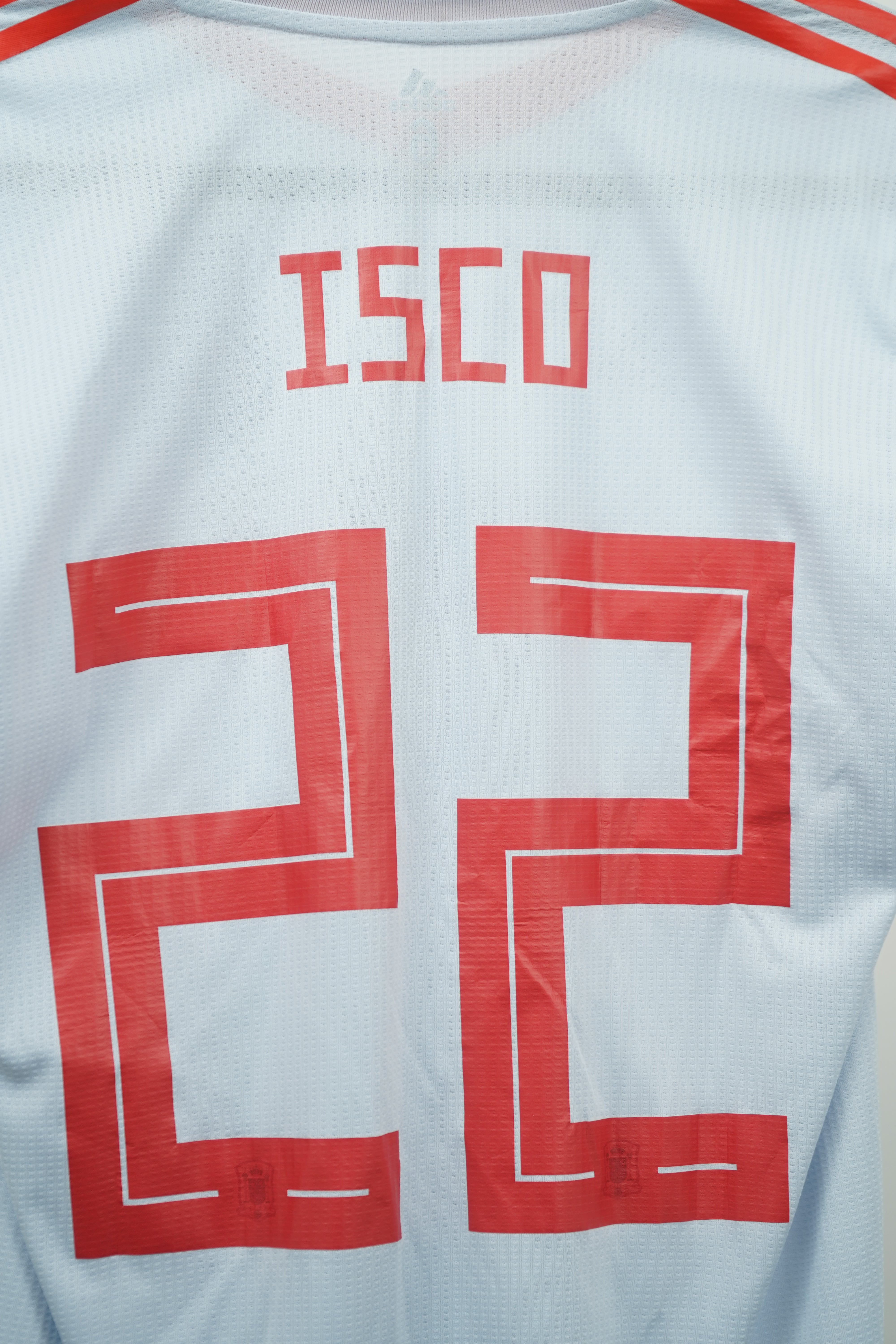 (Matchworn) Spain 2018 Away Isco #22 - Size M