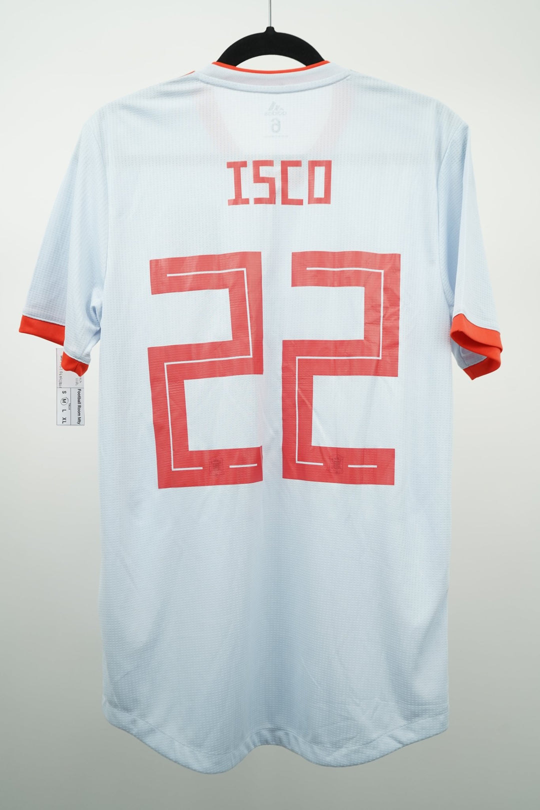(Match Issue) España 2018 Visitante Isco 22 - Talla M - The Football Room Mty