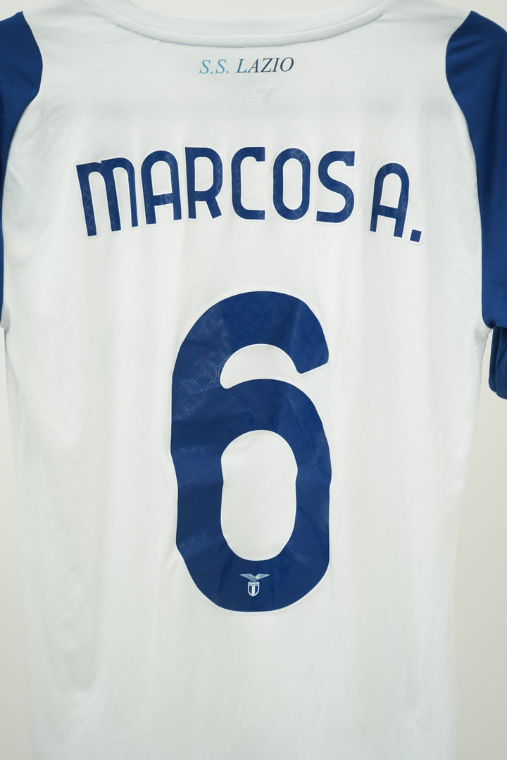 (Matchworn) Lazio 2022 - 2023 3rd Kit Marcos Antônio 6 - The Football Room Mty