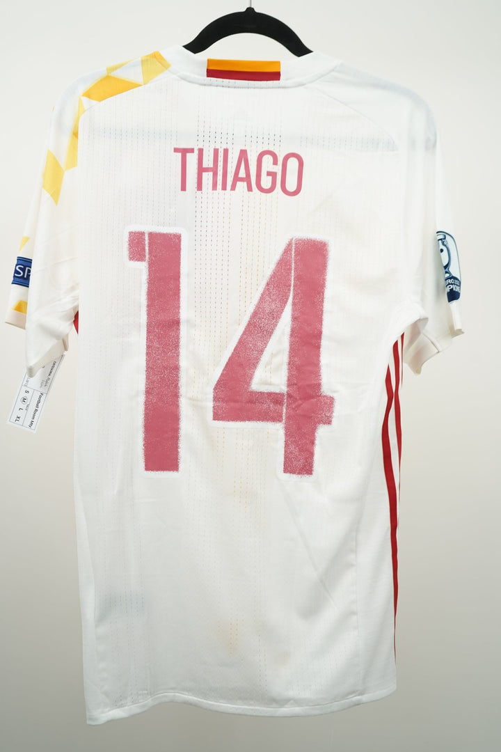 (Match Issue) España 2016 Visitante Thiago 14 - The Football Room Mty