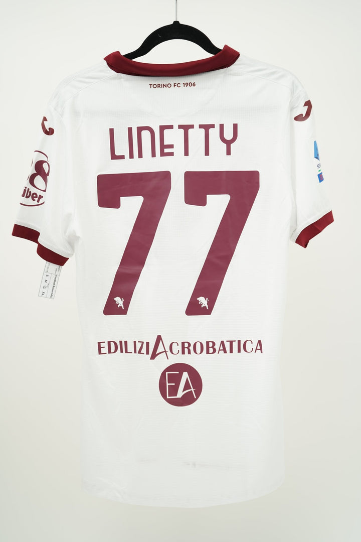 (Matchworn) Torino 2022 - 2023 Visitante Linetty 77 - The Football Room Mty