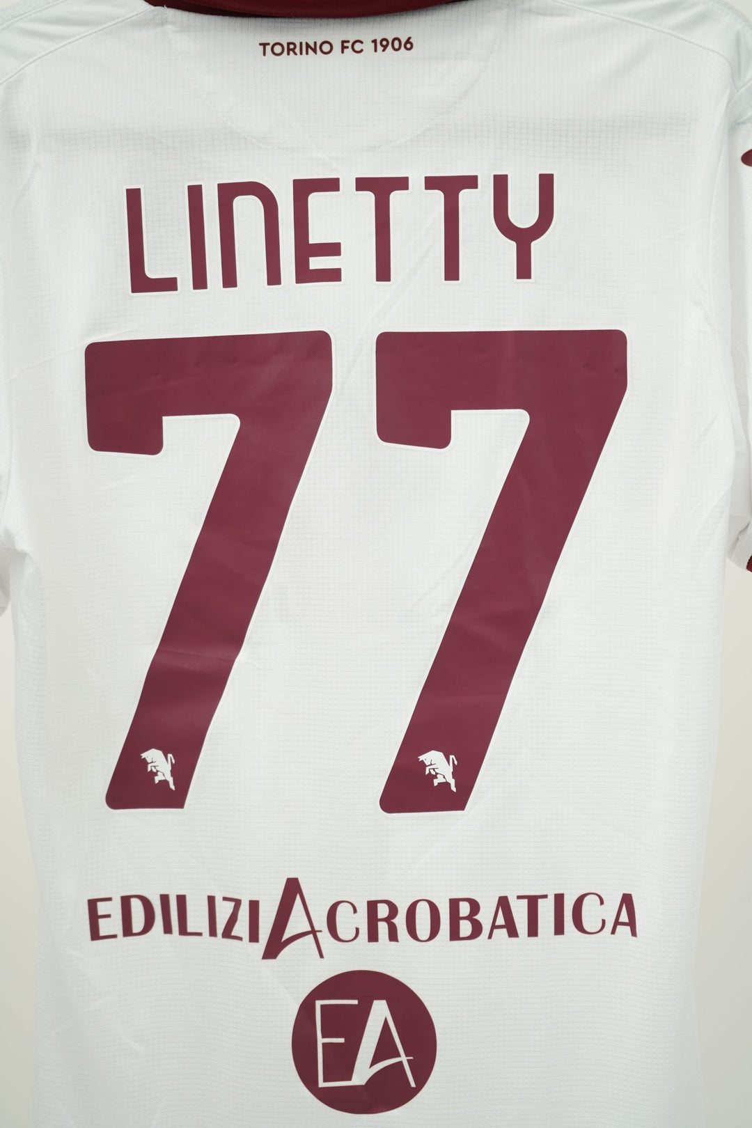 (Matchworn) Torino 2022 - 2023 Visitante Linetty 77 - The Football Room Mty
