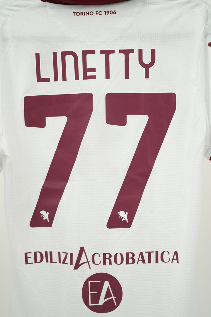 (Matchworn) Torino 2022 - 2023 Visitante Linetty 77 - The Football Room Mty
