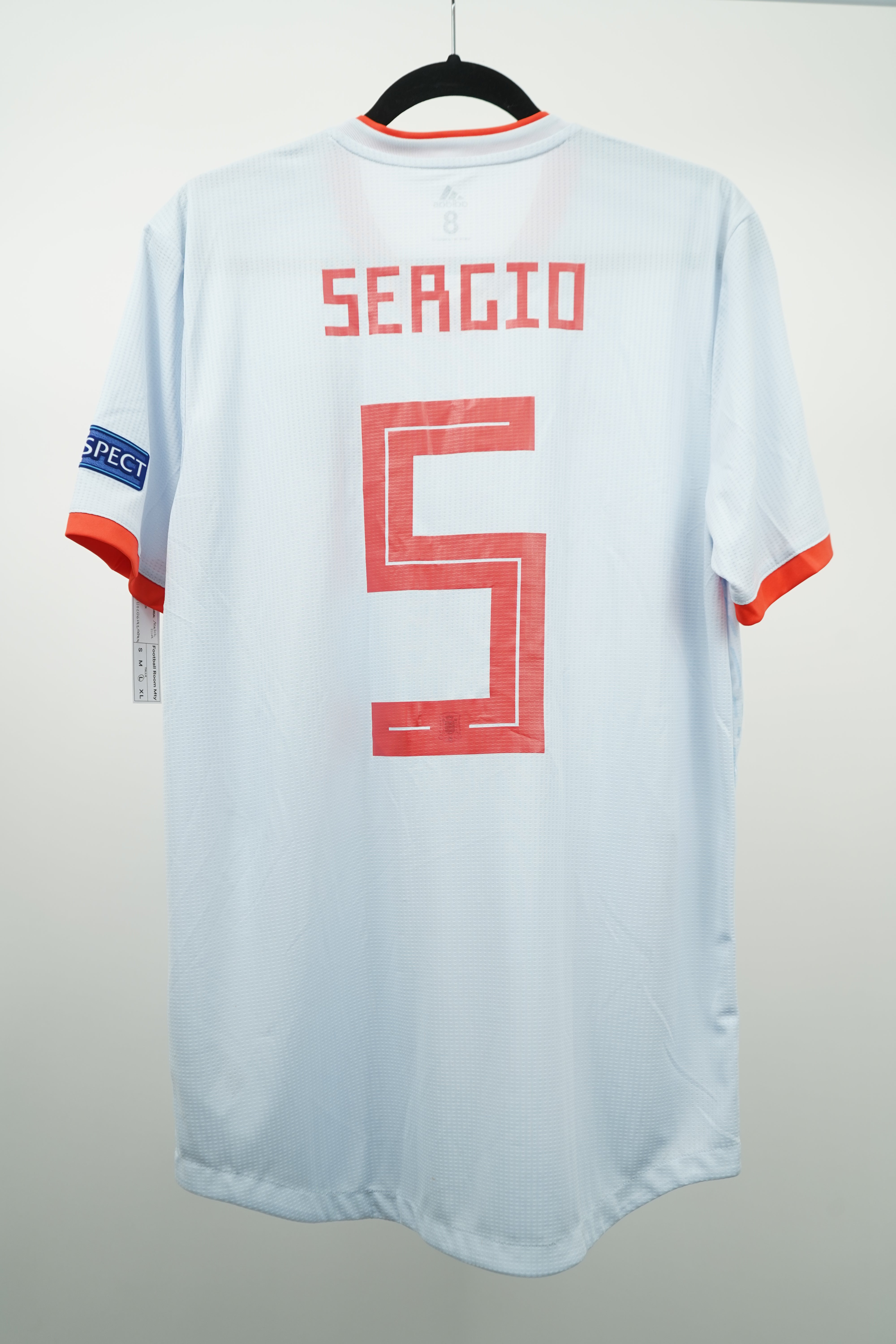 (Matchworn) Spain Away 2018 Sergio Busquets #5