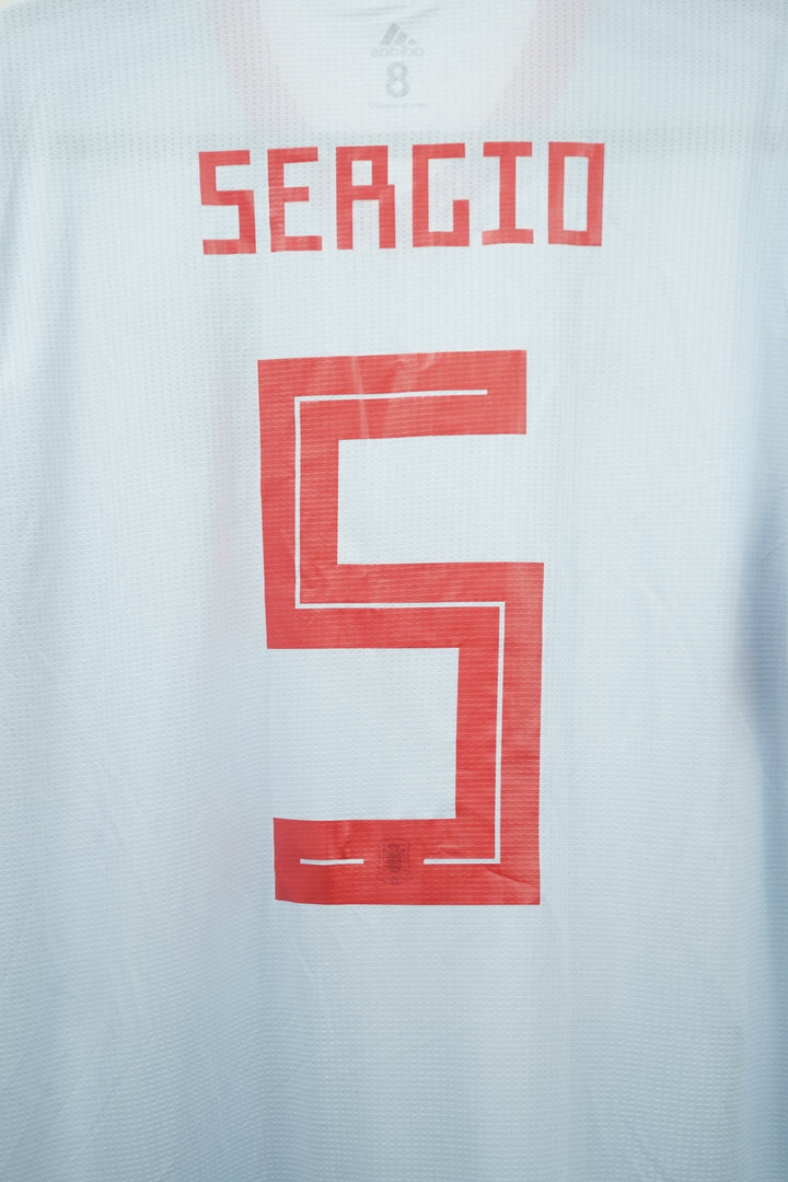 (Match Issue) España Visitante 2018 Sergio Busquets 5 - The Football Room Mty