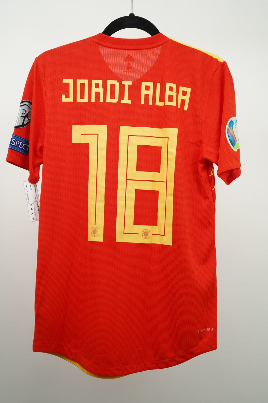 (Match Issue) España 2019 Local Jordi Alba 18 - Talla S - The Football Room Mty