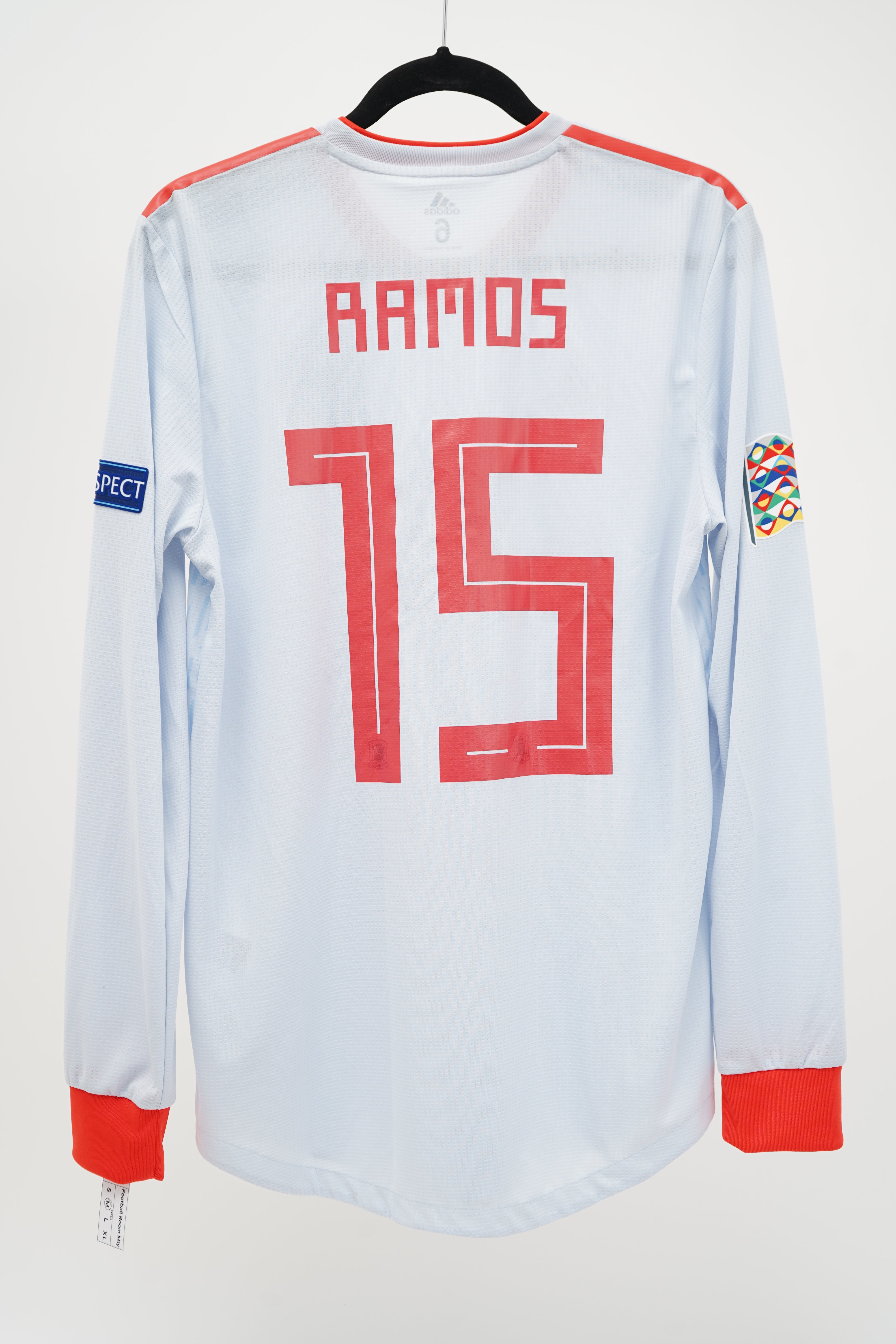 (Matchworn) Spain 2018 Away Sergio Ramos #15