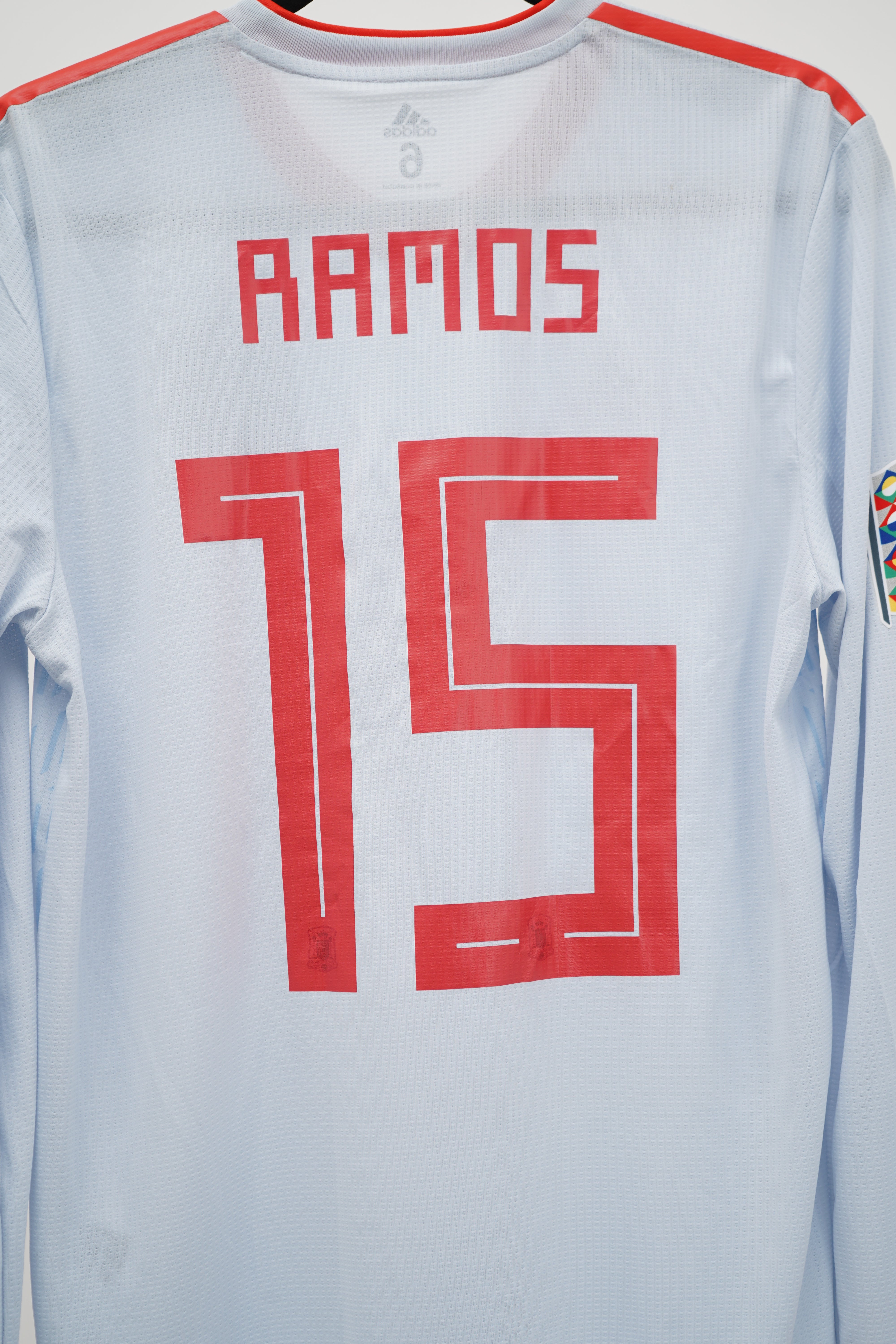 (Matchworn) Spain 2018 Away Sergio Ramos #15