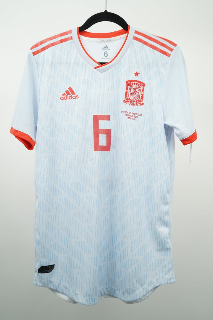(Match Issue) España 2018 Visitante Andres Iniesta 6 - The Football Room Mty
