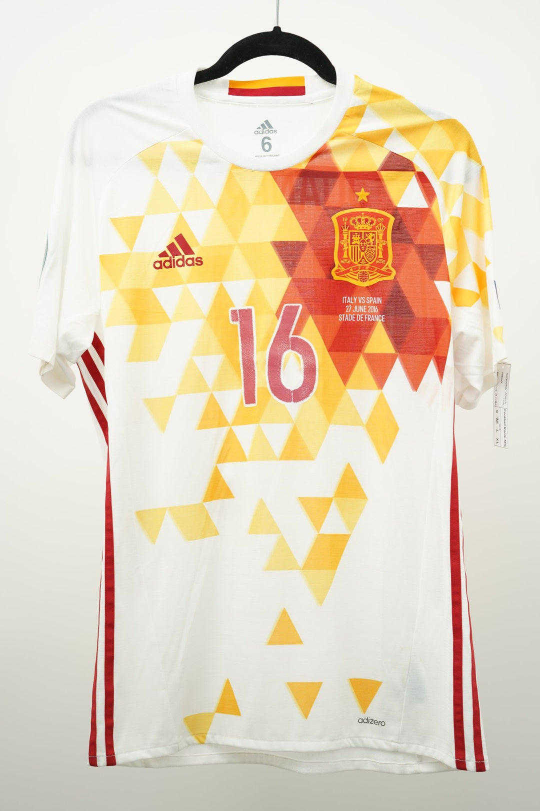 (Match Issue) España 2016 Visitante Juanfran 16 - The Football Room Mty