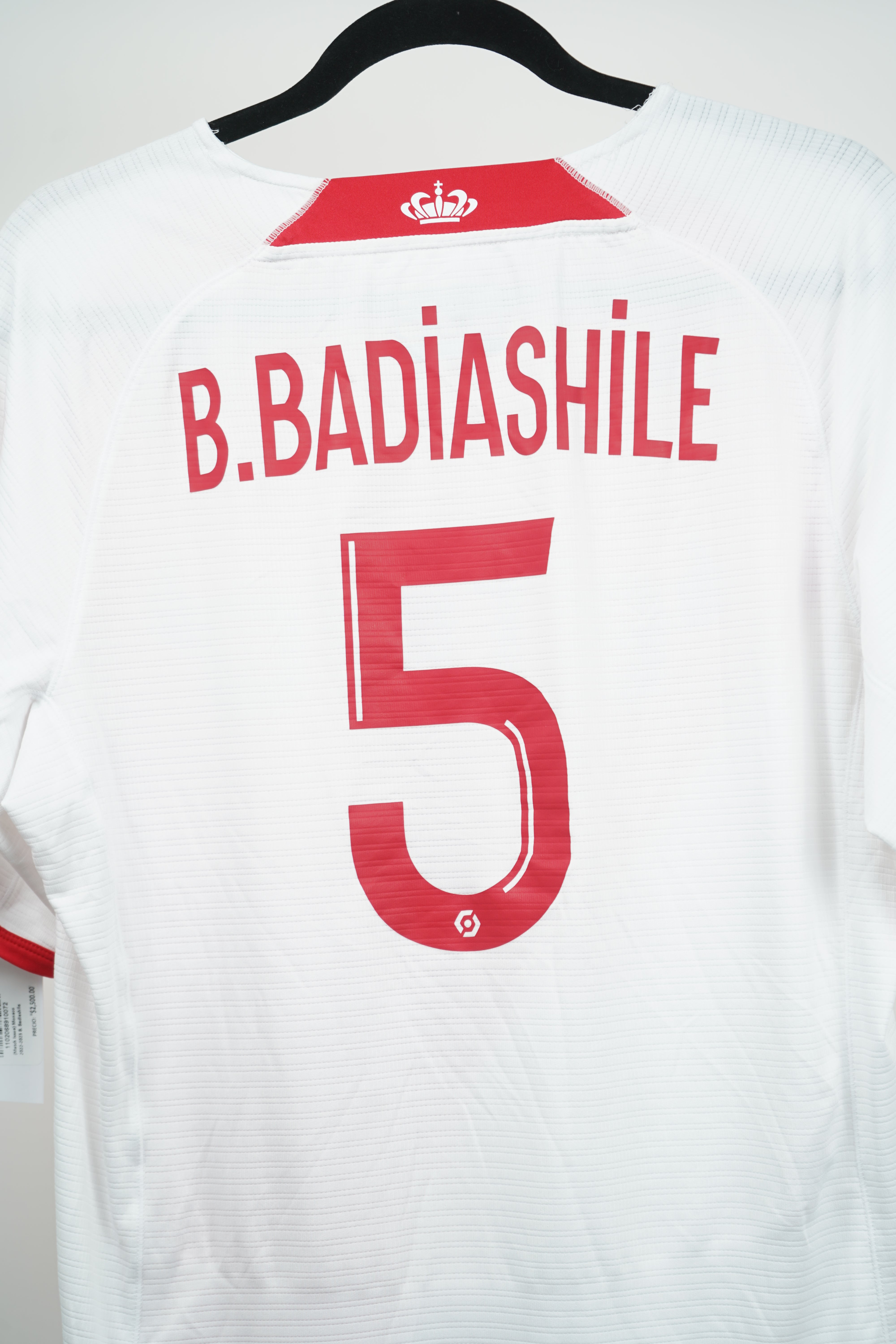 (Matchworn) Monaco 2022-2023 Home B. Badiashile