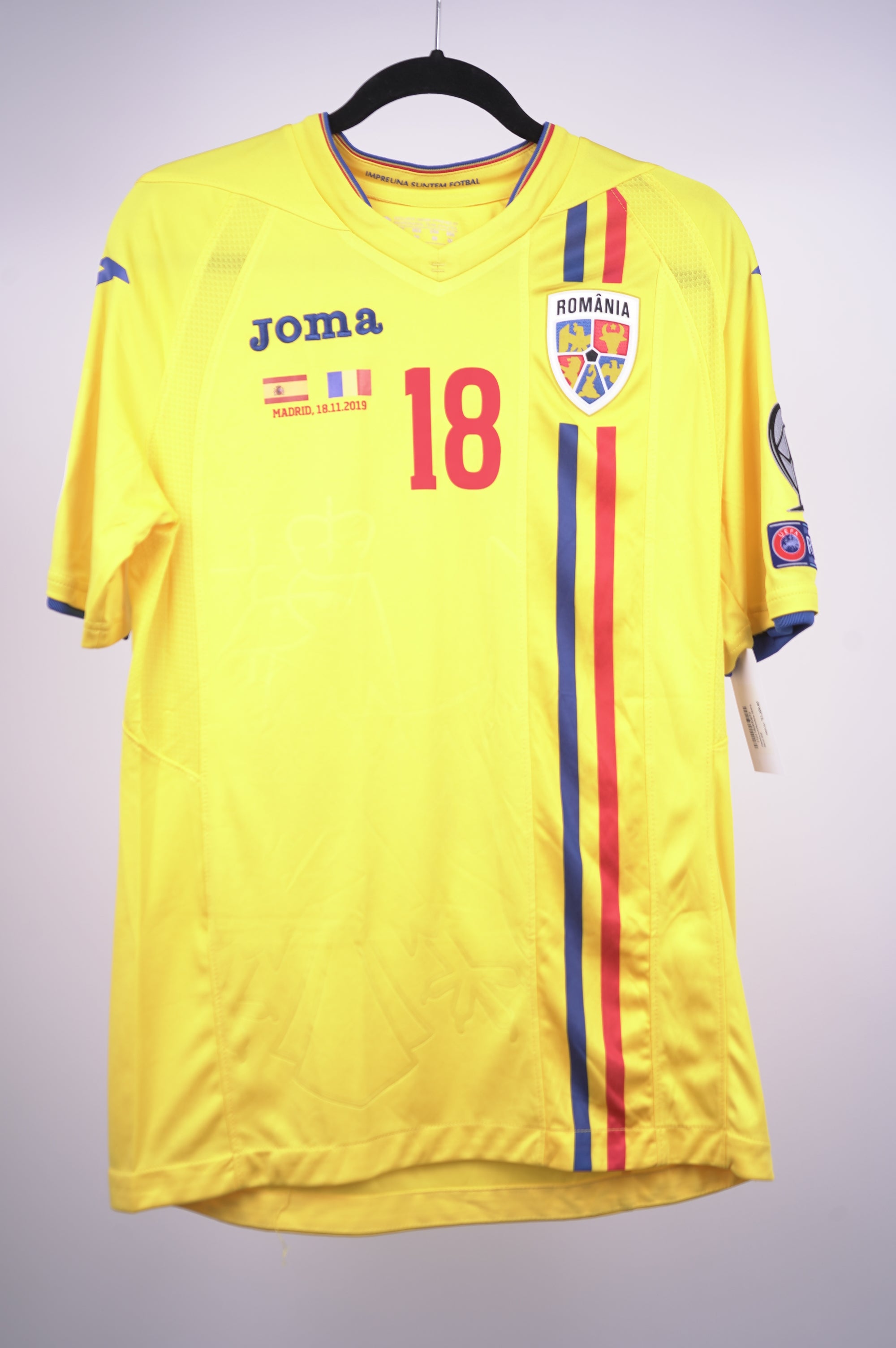 (Matchworn) Romania 2019 Local R. Marin #18