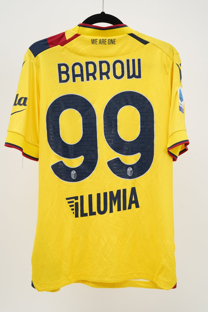 (Matchworn) Bologna 2021 - 2022 Barrow 99 3rd Kit Parche Moro - The Football Room Mty