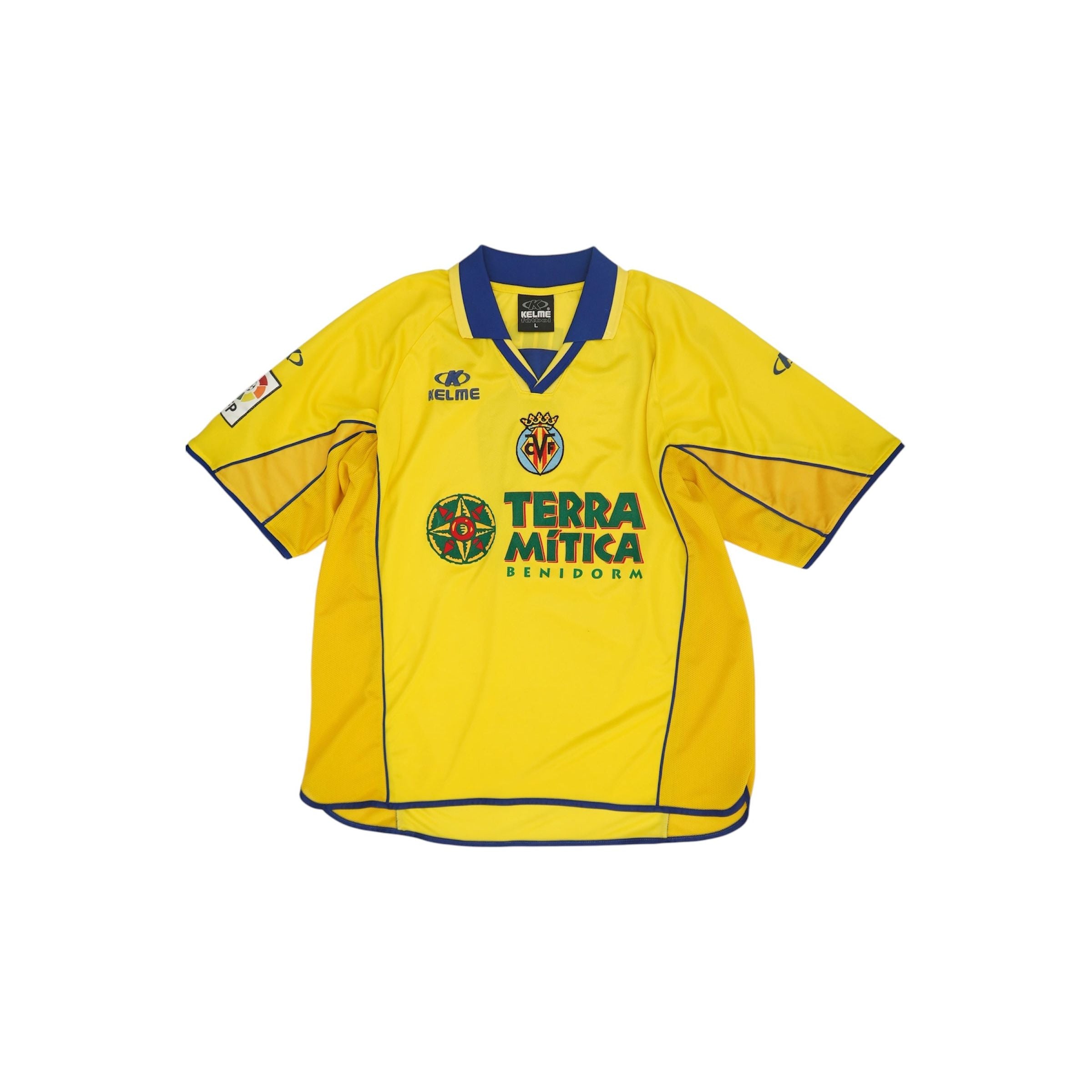 (Match Worn) Villarreal Local Antonio De Nigris #7 2003