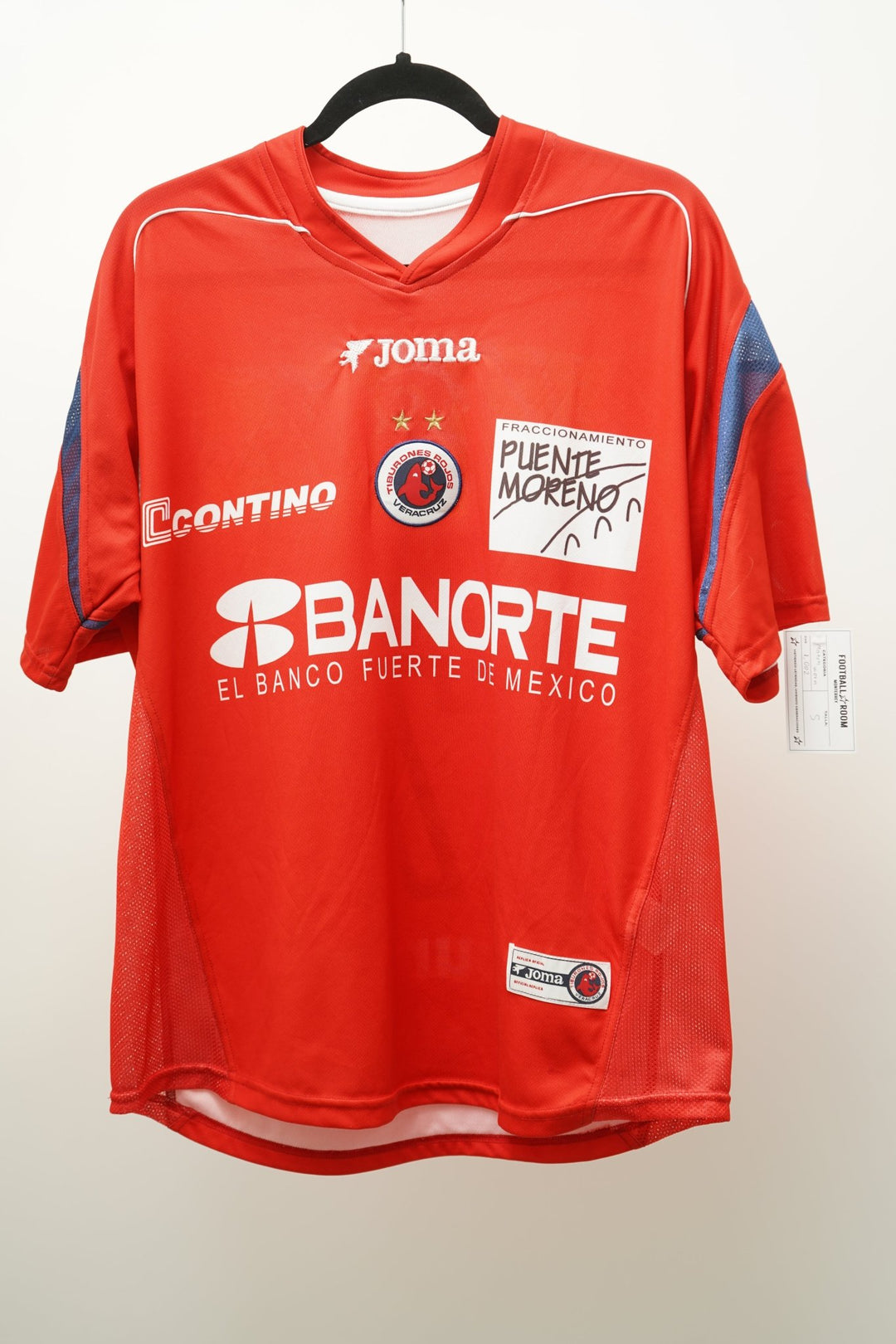 (Matchworn) Tiburones rojos de veracruz 2005 Valenzuela 7 - The Football Room Mty