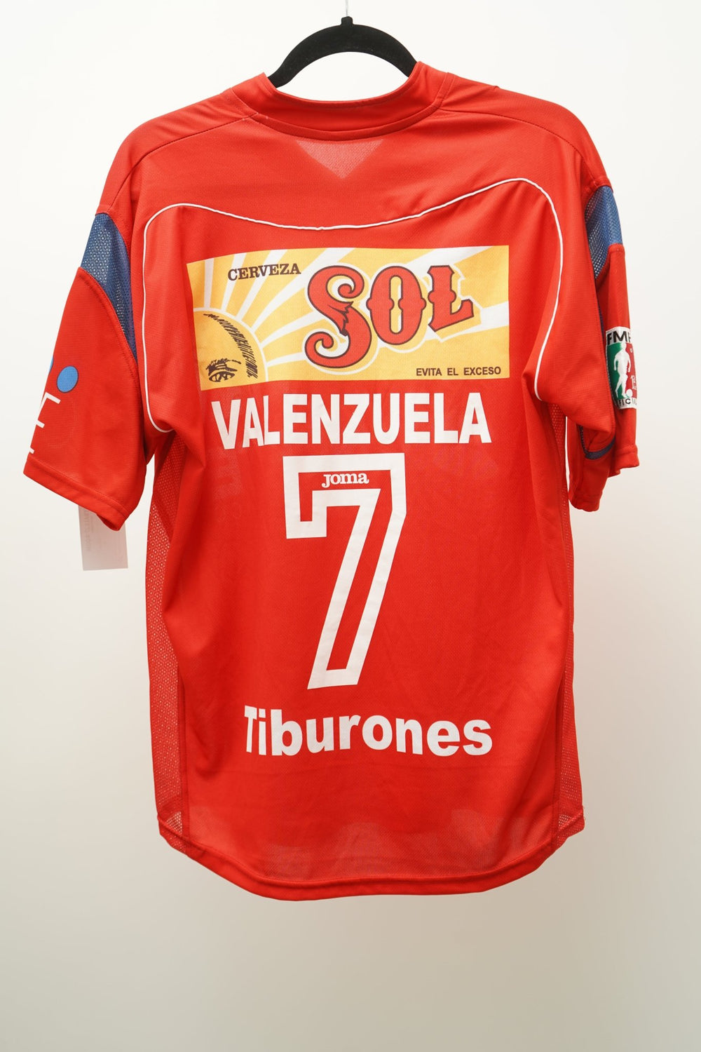 (Matchworn) Tiburones rojos de veracruz 2005 Valenzuela 7 - The Football Room Mty