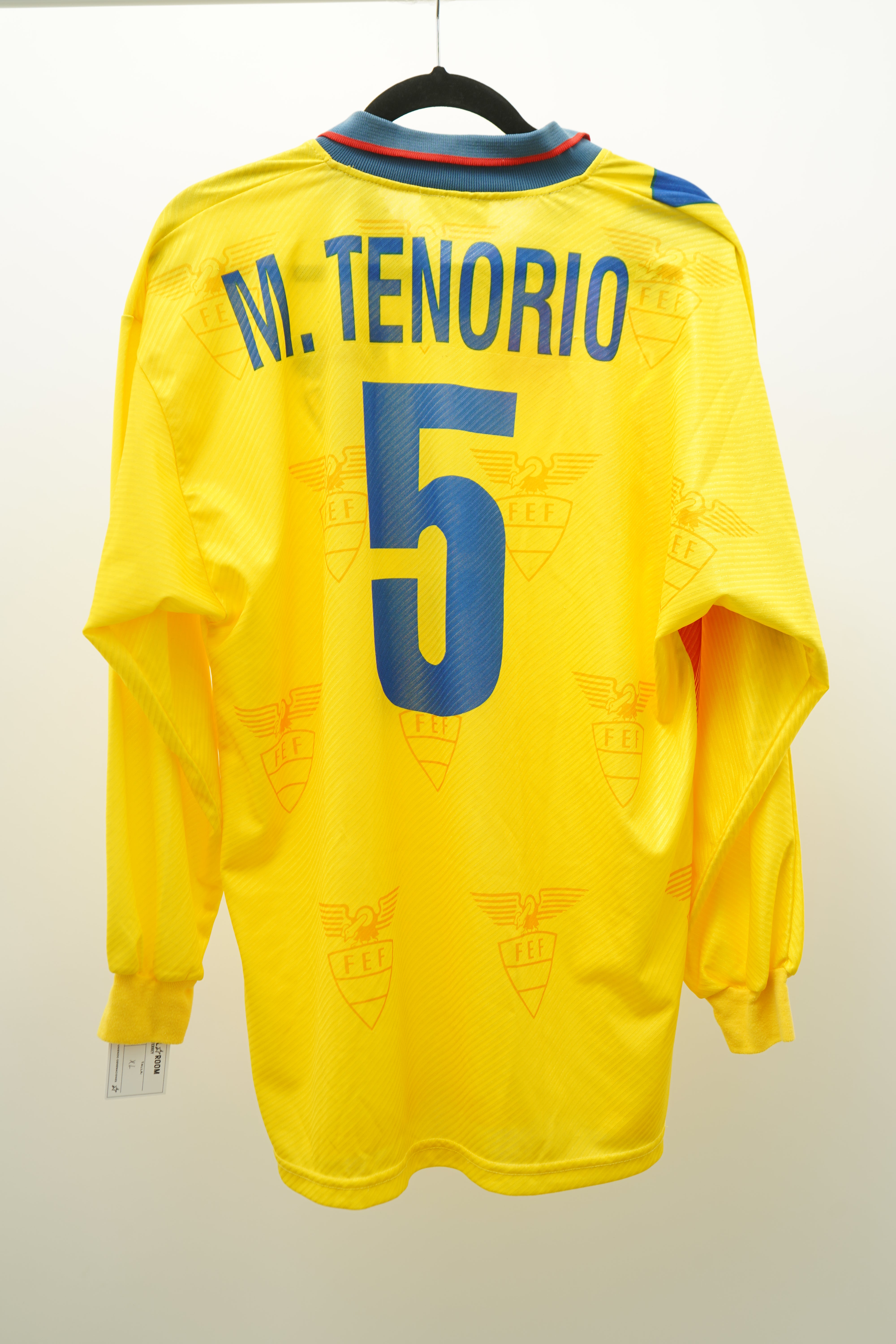 (Matchworn) Ecuador 1994-1998 Marathon #5 Tenorio - Talla XL