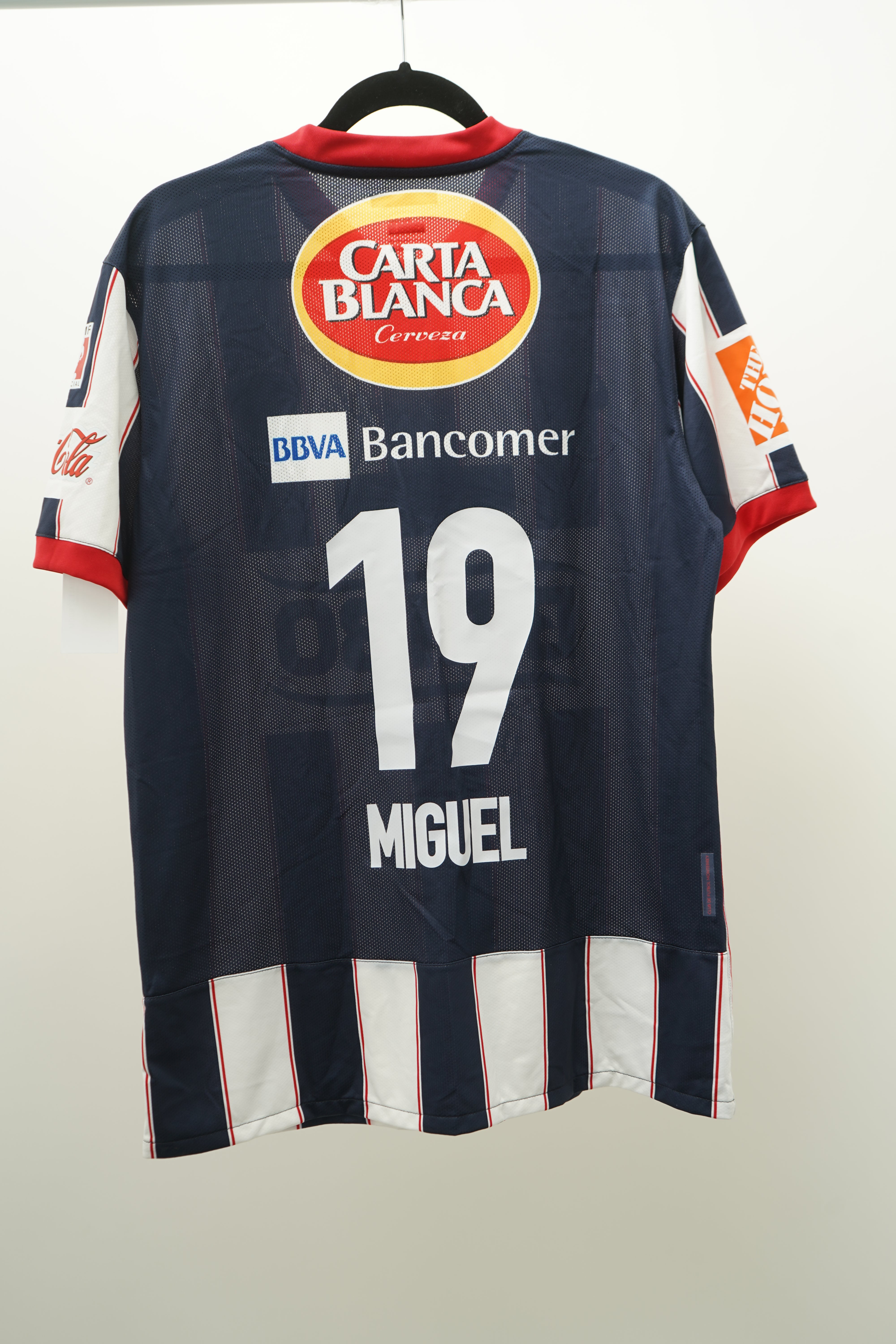 (Matchworn) Rayados 2009 Miguel Morales #19 - Talla L