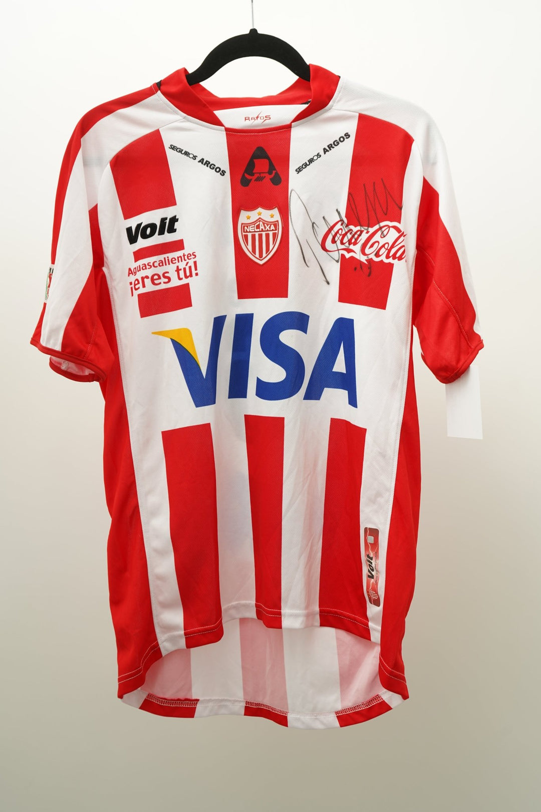 (Matchworn) Necaxa Local 2007 Jose Luis Lopez 6 - The Football Room Mty