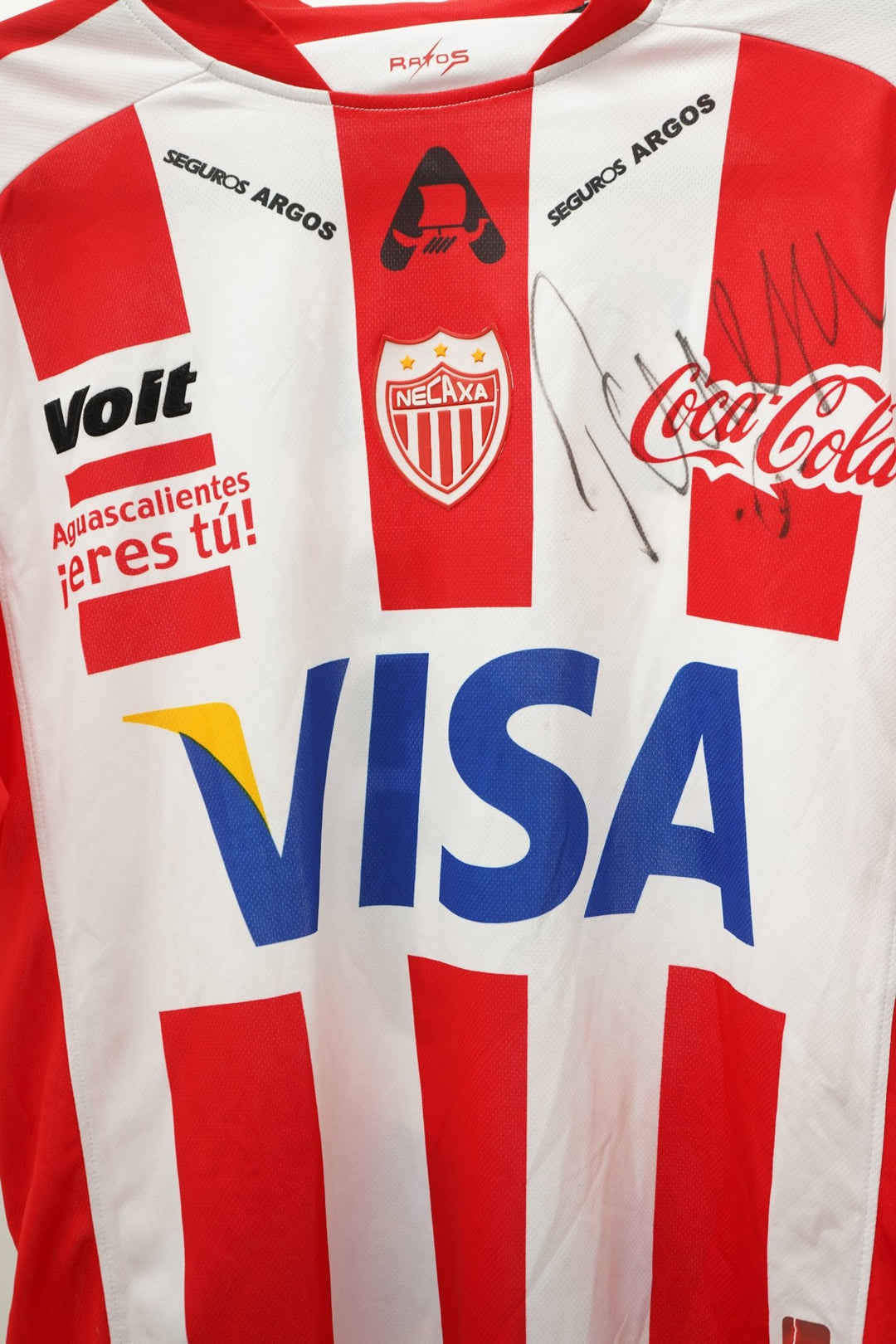(Matchworn) Necaxa Local 2007 Jose Luis Lopez 6 - The Football Room Mty