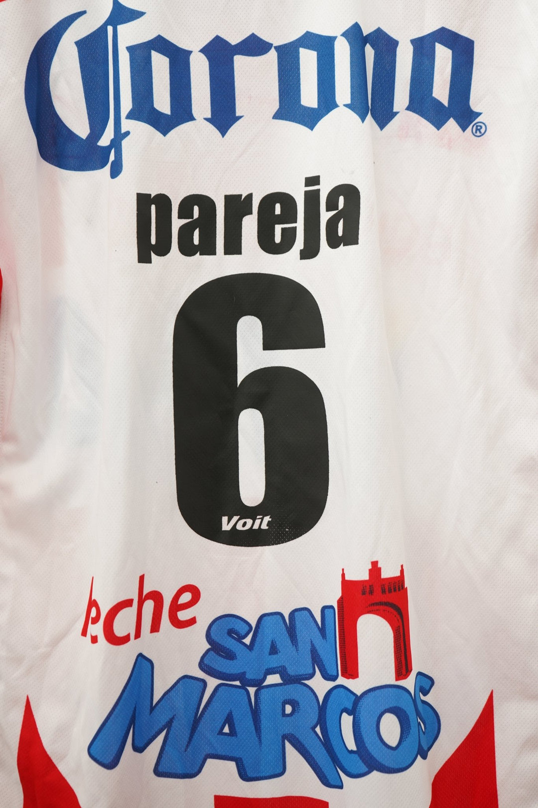 (Matchworn) Necaxa Local 2007 Jose Luis Lopez 6 - The Football Room Mty