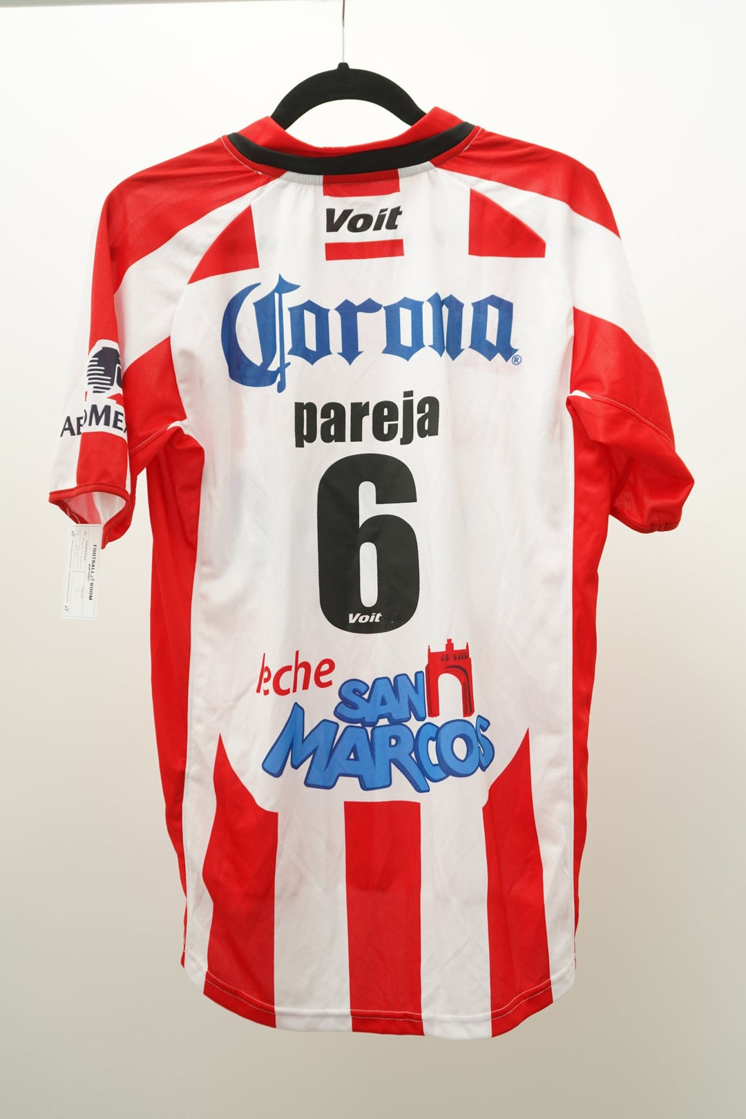 (Matchworn) Necaxa Local 2007 Jose Luis Lopez 6 - The Football Room Mty
