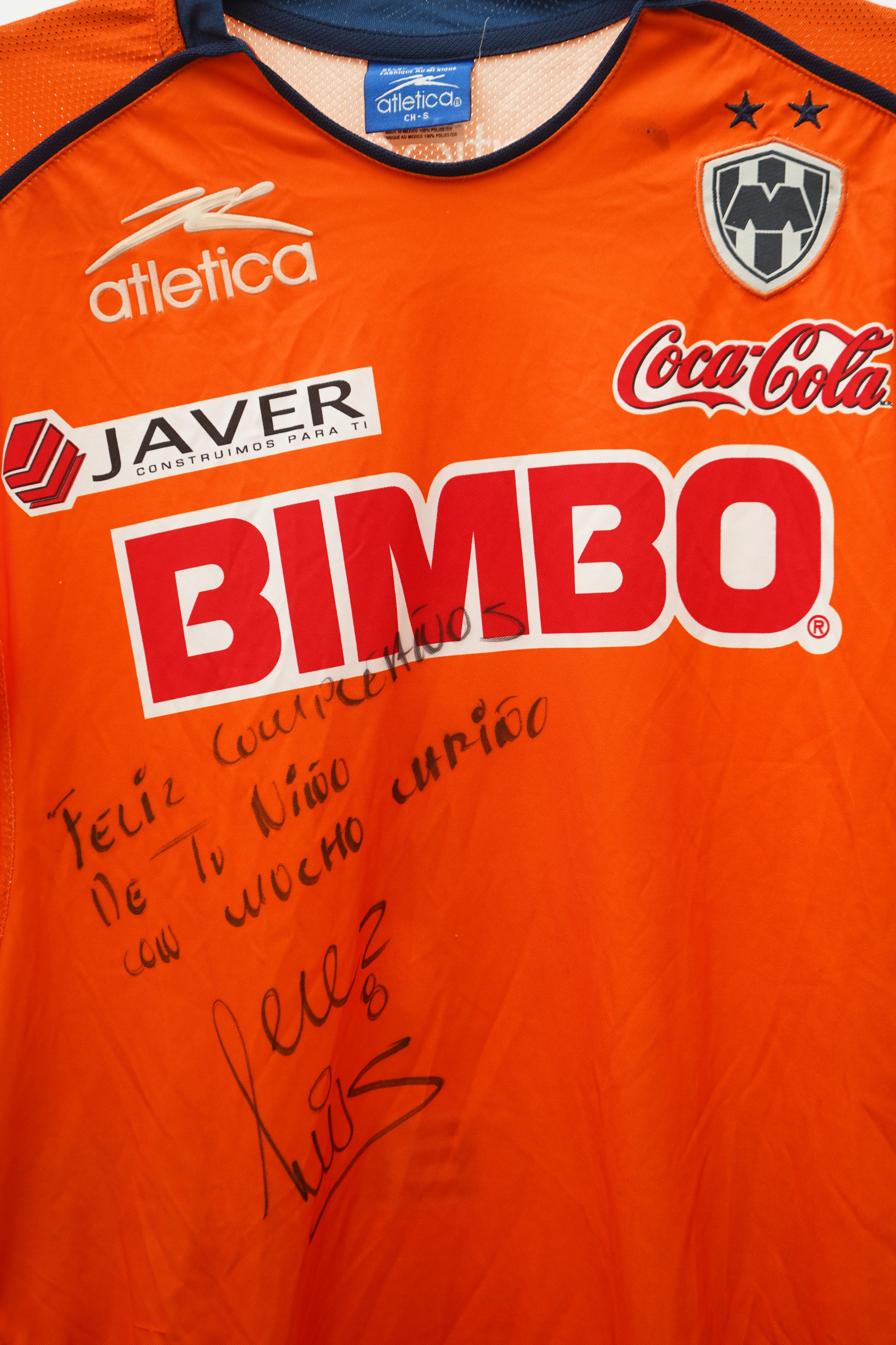 (Matchworn) Rayados visitante 2004-2005 Lucho Perez #8 - Talla S
