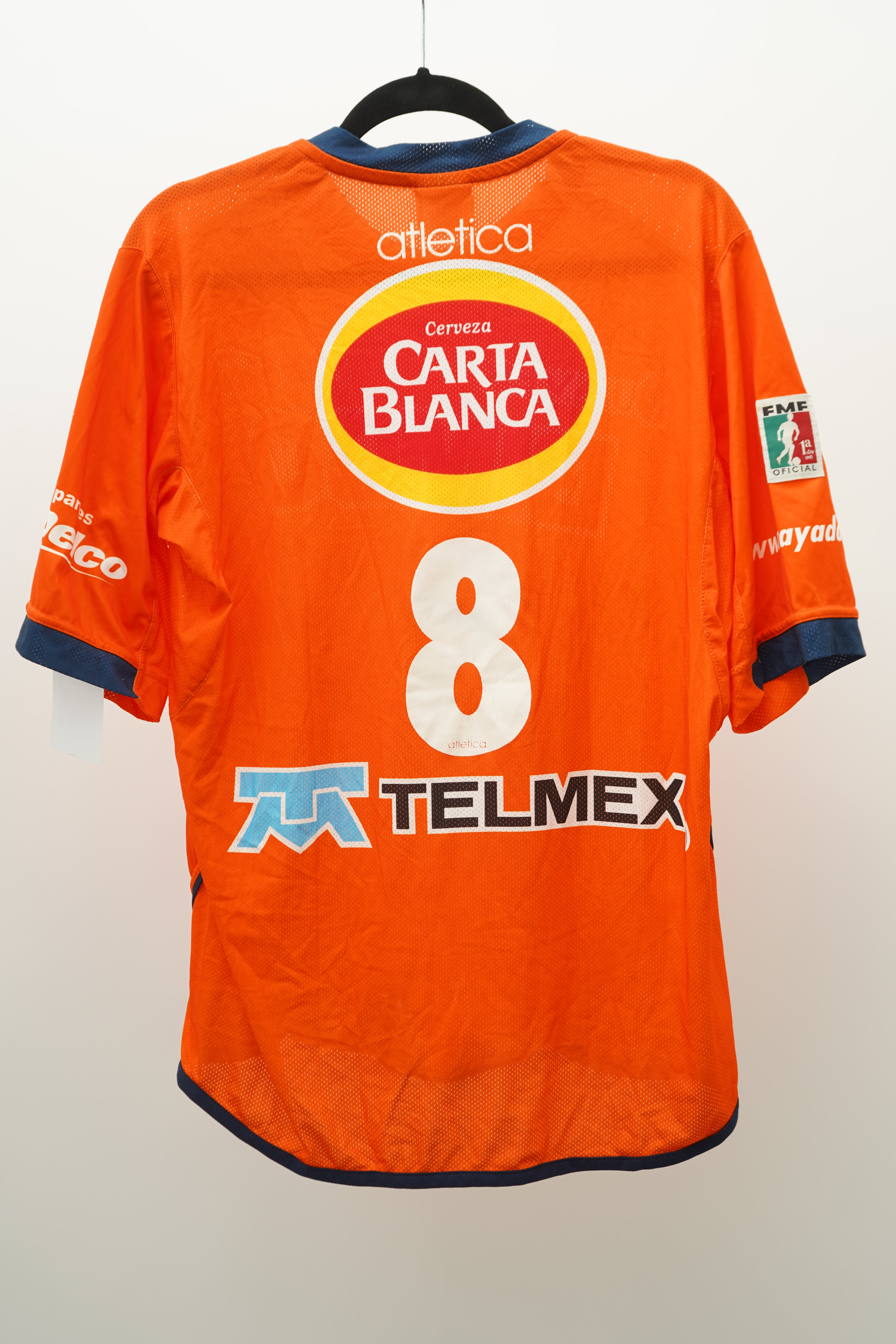 (Matchworn) Rayados visitante 2004-2005 Lucho Perez #8 - Talla S