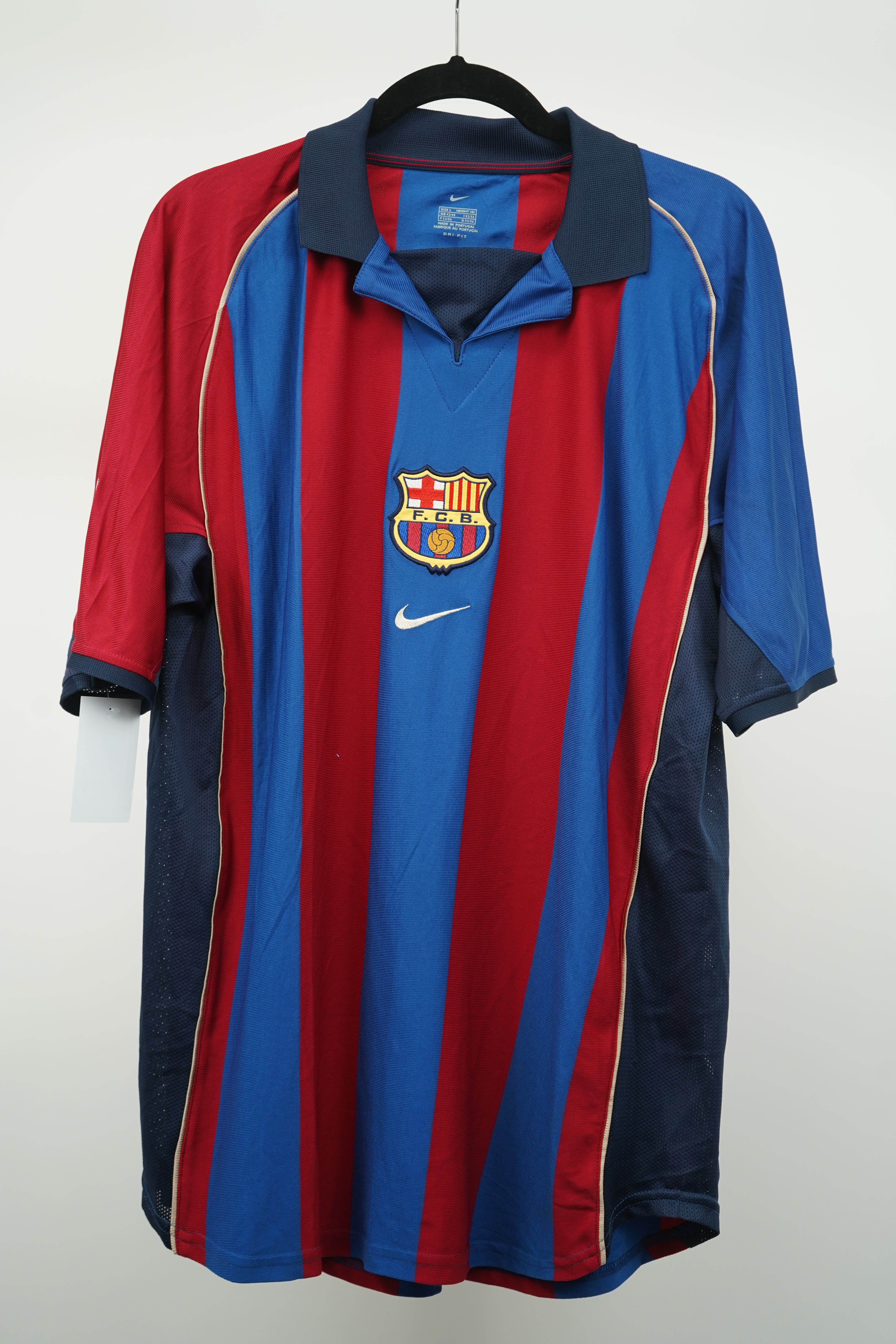 (Matchworn) Barcelona 2001-02 Gabri #18 - Size L