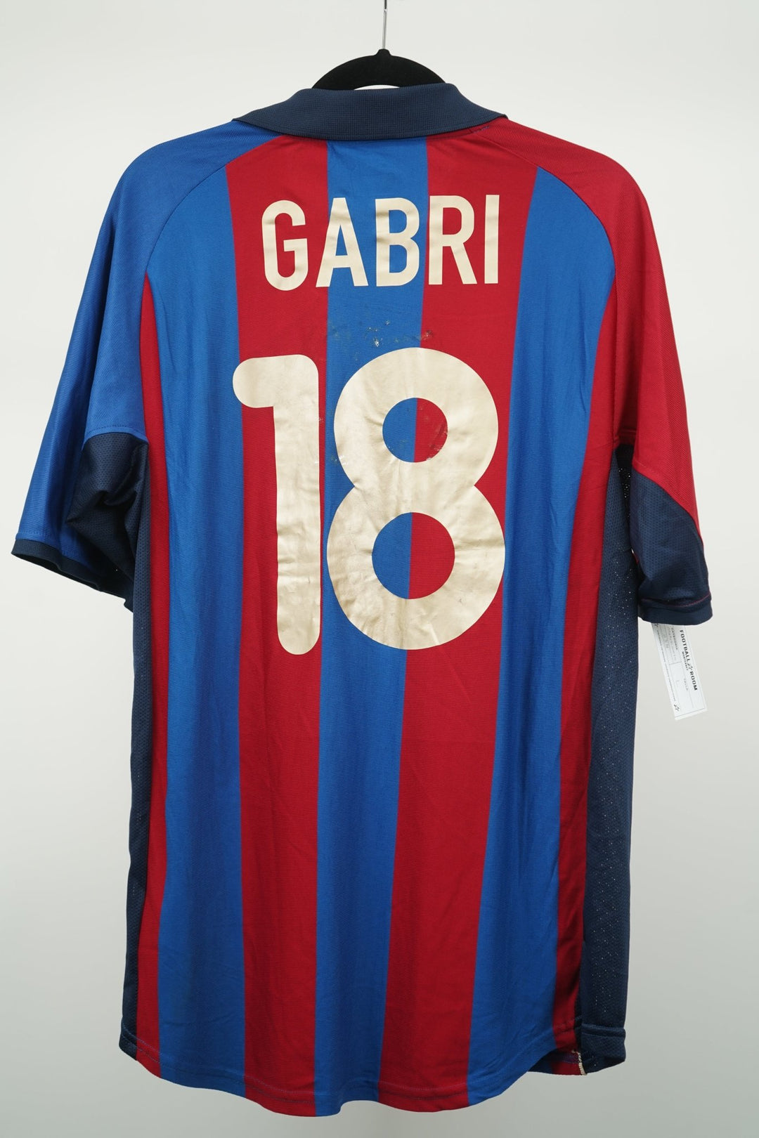 (Matchworn) Barcelona 2001 - 02 Gabri 18 - Talla L - The Football Room Mty