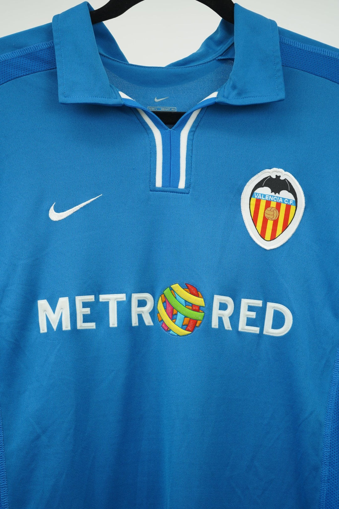 (Matchworn) Valencia 2001 - 02 C. Marchena 12 - Talla L - The Football Room Mty