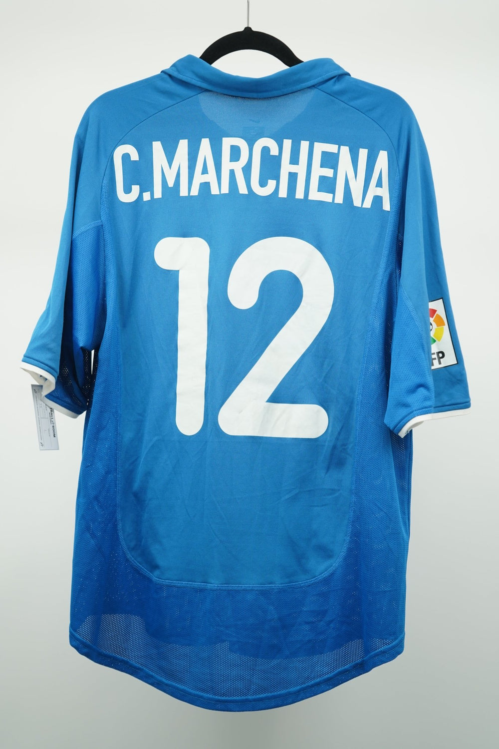 (Matchworn) Valencia 2001 - 02 C. Marchena 12 - Talla L - The Football Room Mty