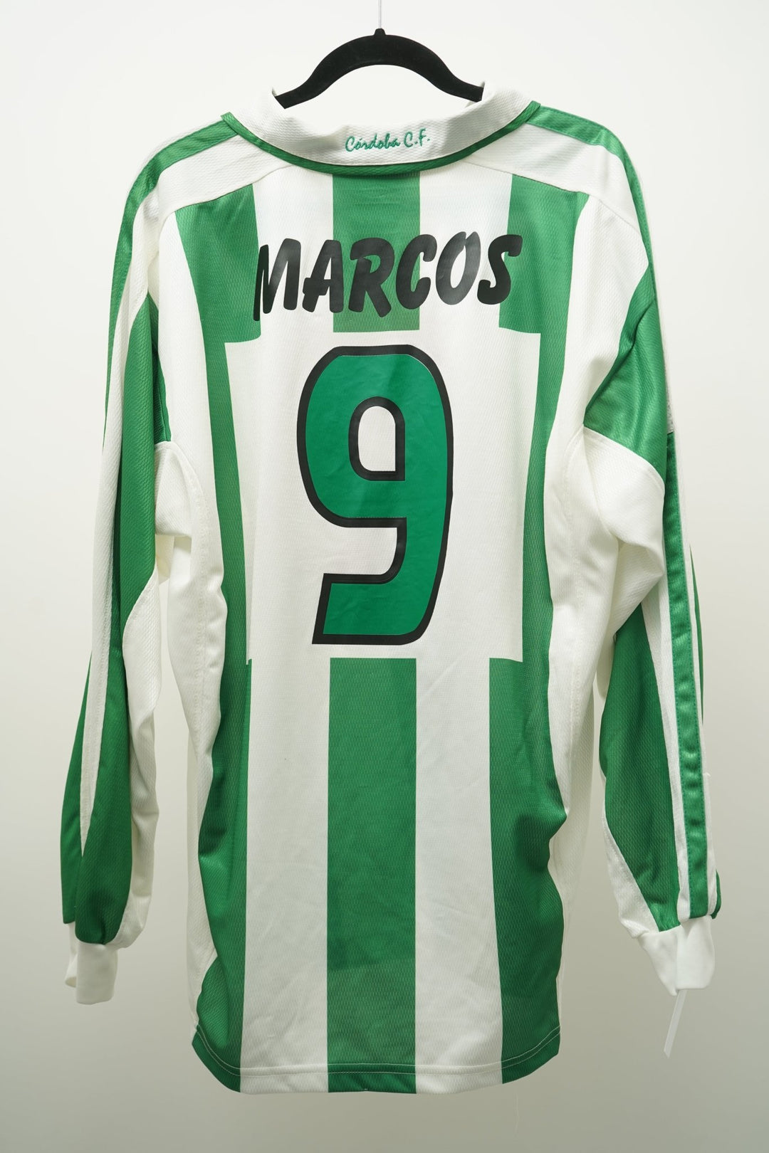 (Matchworn) Cordoba CF 2001 - 2002 Marcos 9 Umbro - Talla XXL - The Football Room Mty