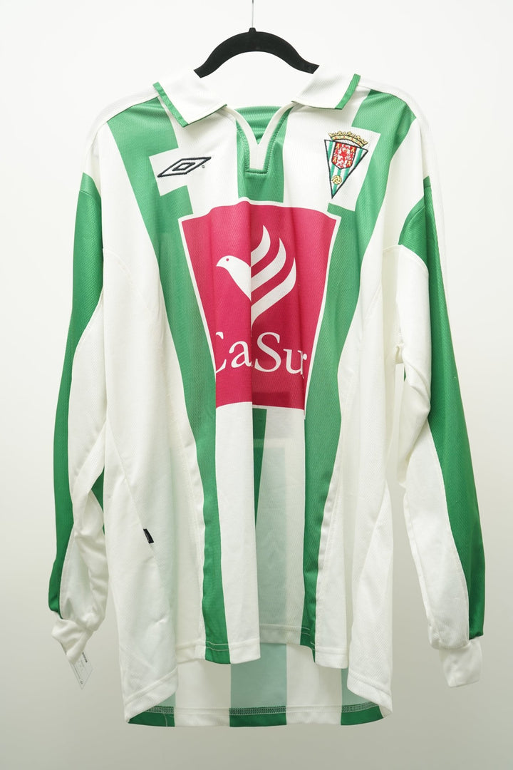 (Matchworn) Cordoba CF 2001 - 2002 Marcos 9 Umbro - Talla XXL - The Football Room Mty