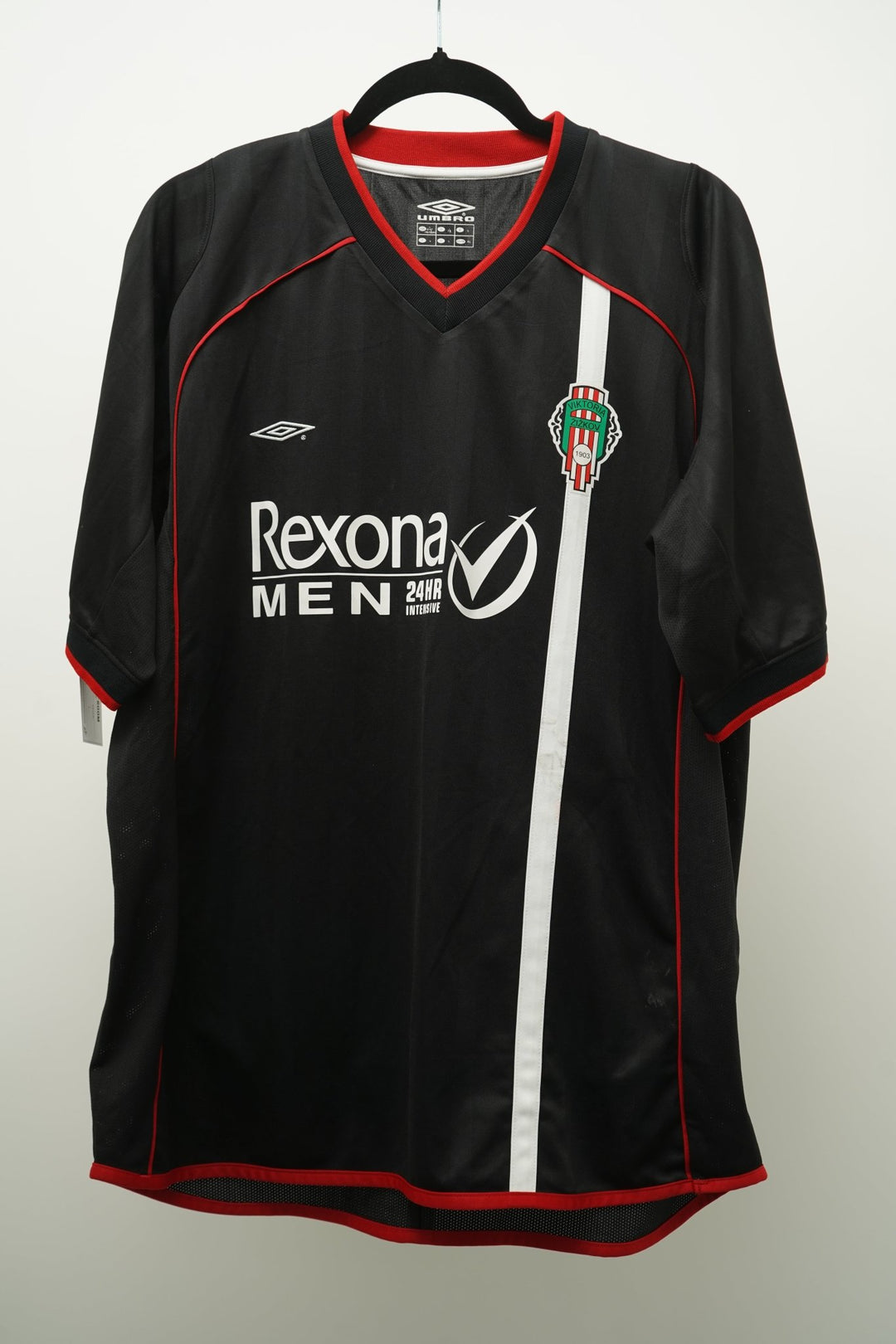(Matchworn) Viktoria Zizkov 2000s Miroslav Mikulik 15 - Talla L - The Football Room Mty