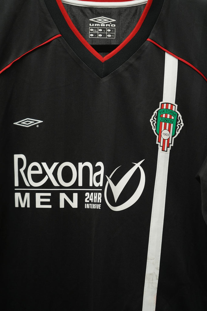 (Matchworn) Viktoria Zizkov 2000s Miroslav Mikulik 15 - Talla L - The Football Room Mty