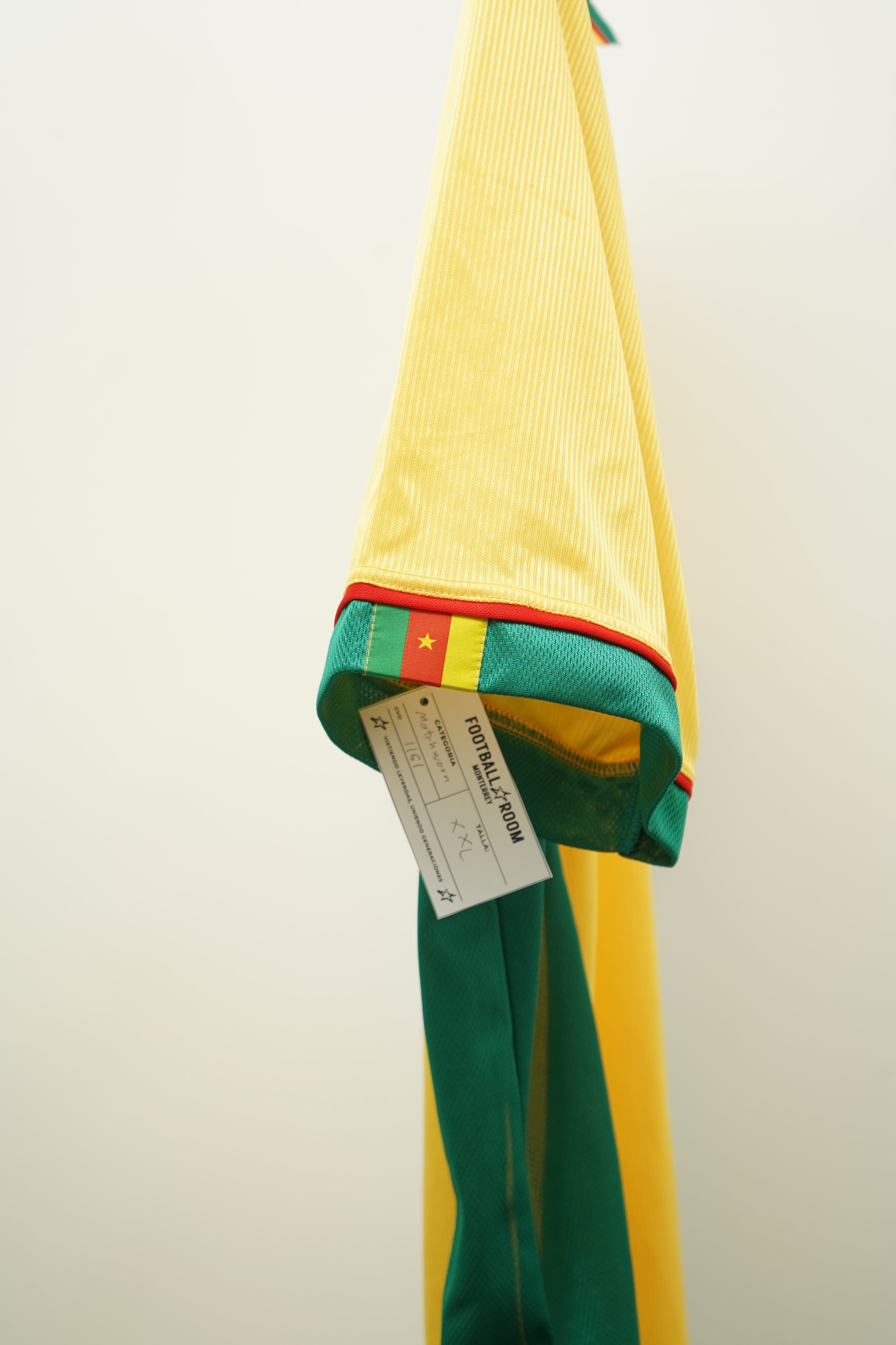 (Matchworn) Camerun 1998 Lauren Etame Mayer #12 - Talla XXL