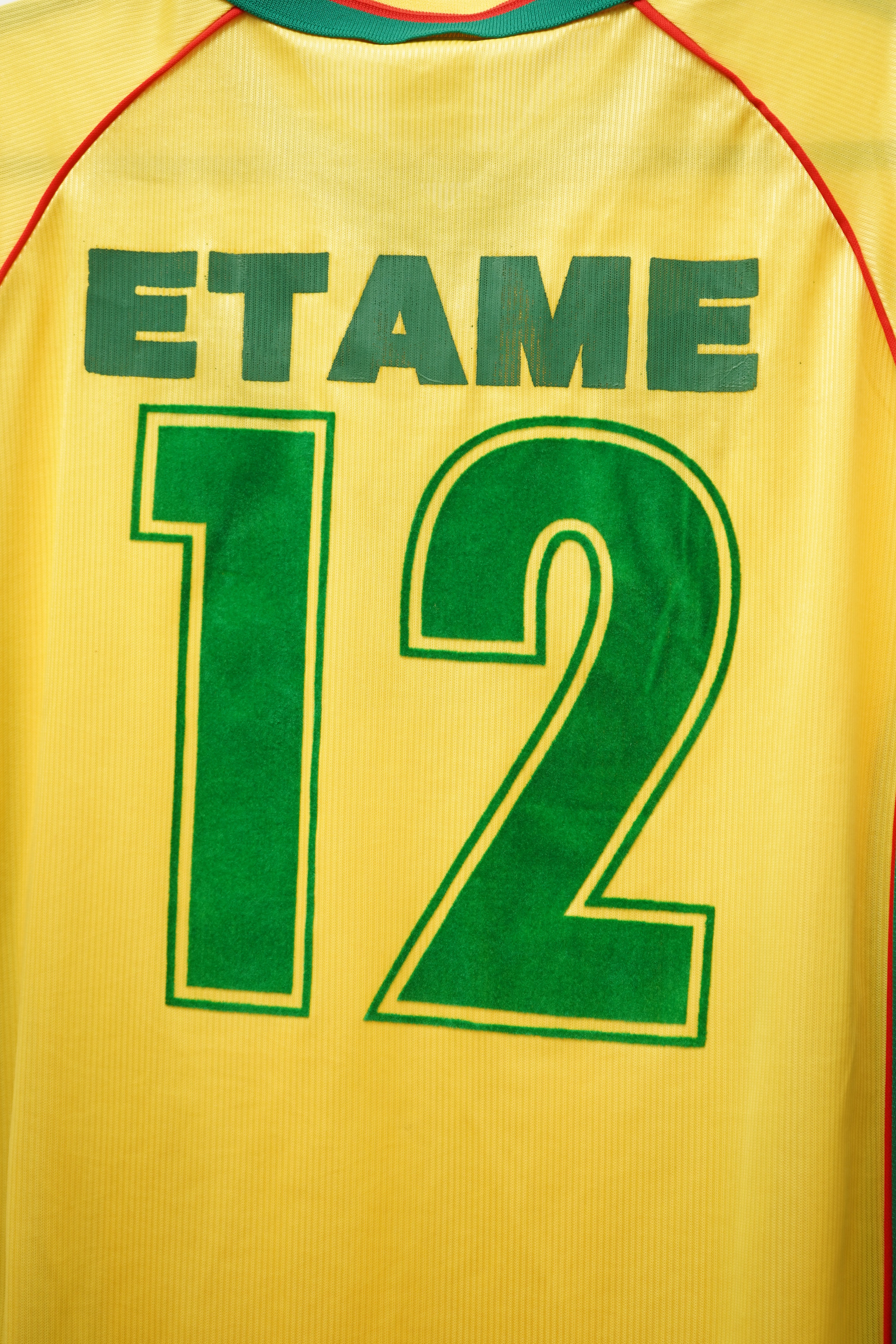 (Matchworn) Camerun 1998 Lauren Etame Mayer #12 - Talla XXL