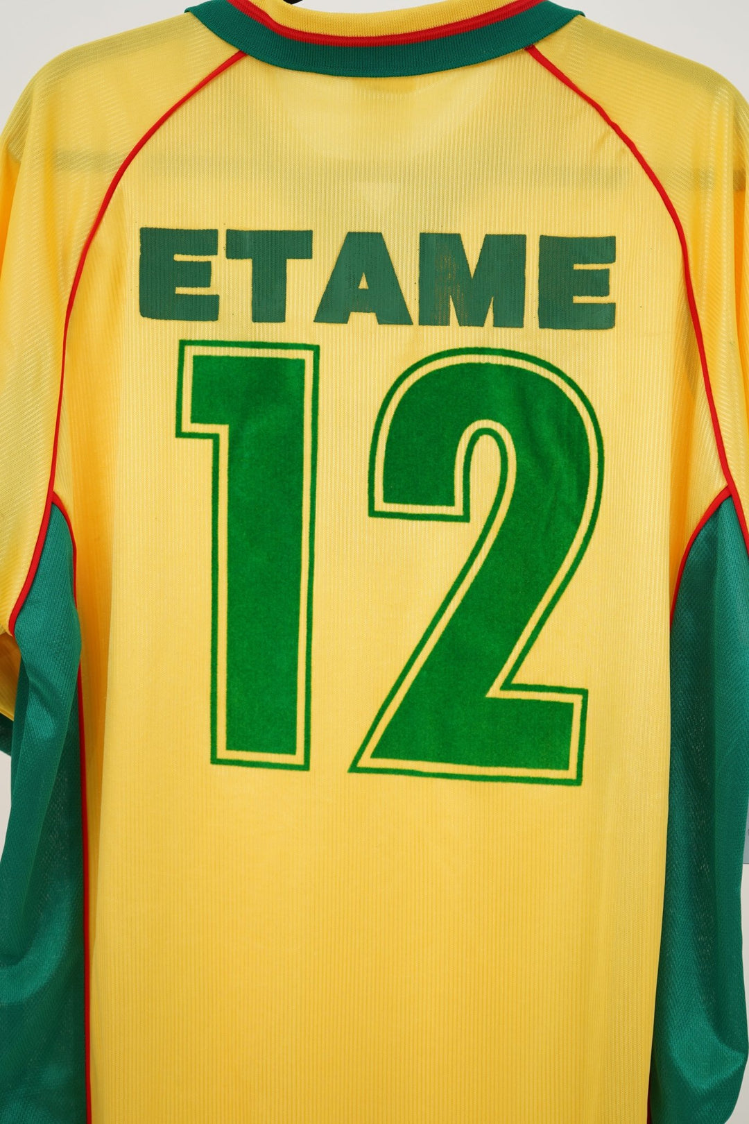 (Matchworn) Camerun 1998 Lauren Etame Mayer 12 - The Football Room Mty