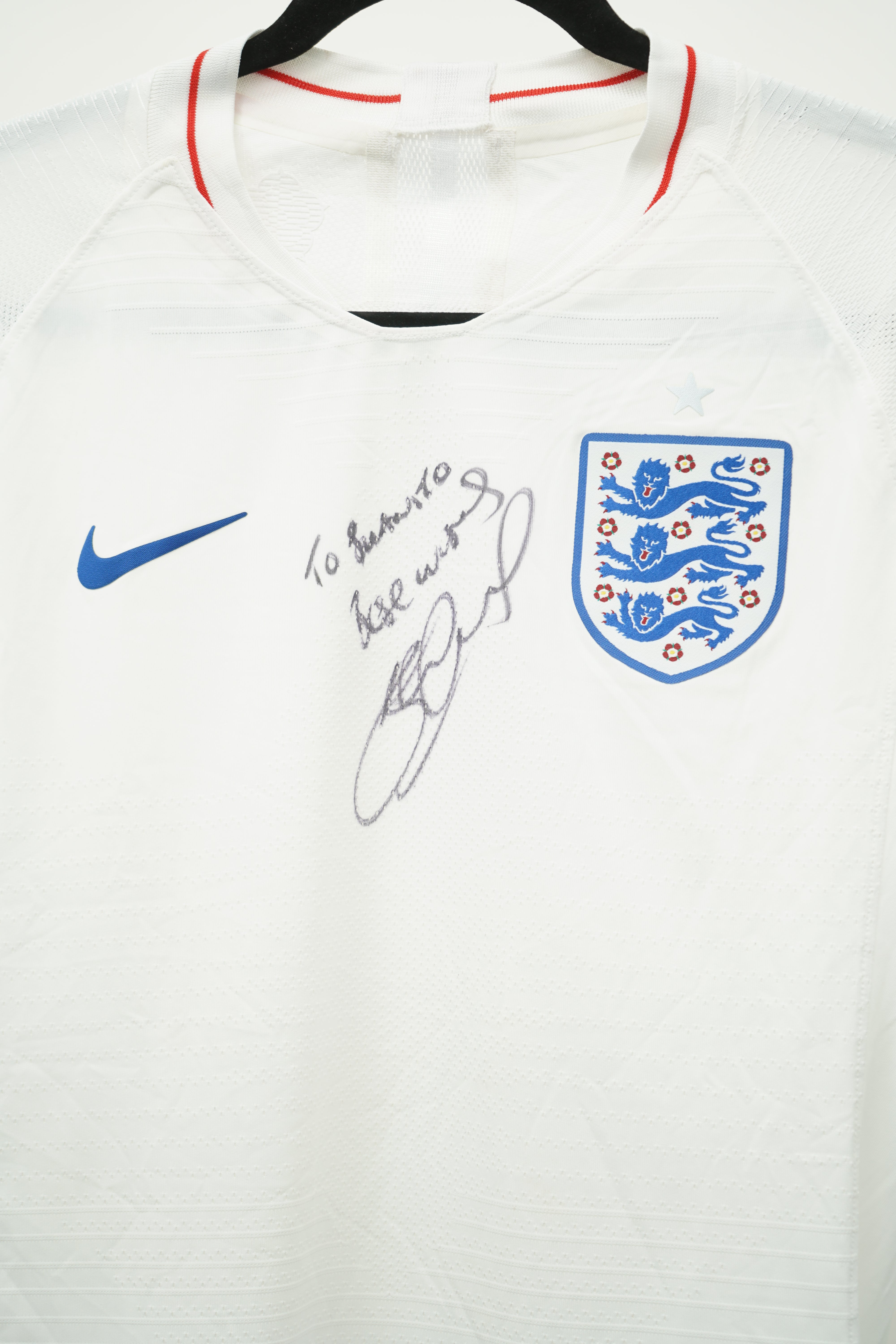 Inglaterra 2018 Firmada por Steven Gerrard- Talla M