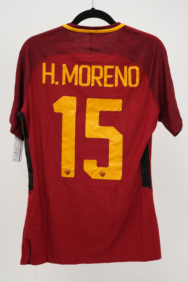 (Matchworn) AS Roma 2017 - 18 Local Moreno 15 - The Football Room Mty