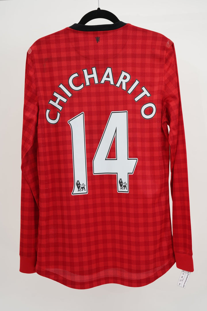 (Player Issue) Manchester United 2012 - 13 14 Chicharito - L (8/10) - The Football Room Mty