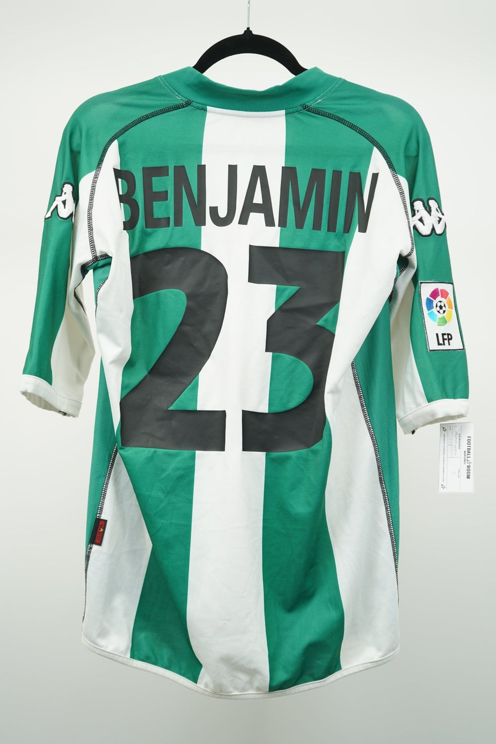 (Matchworn) Real Betis 2002 - 03 Benjamin 23 - The Football Room Mty