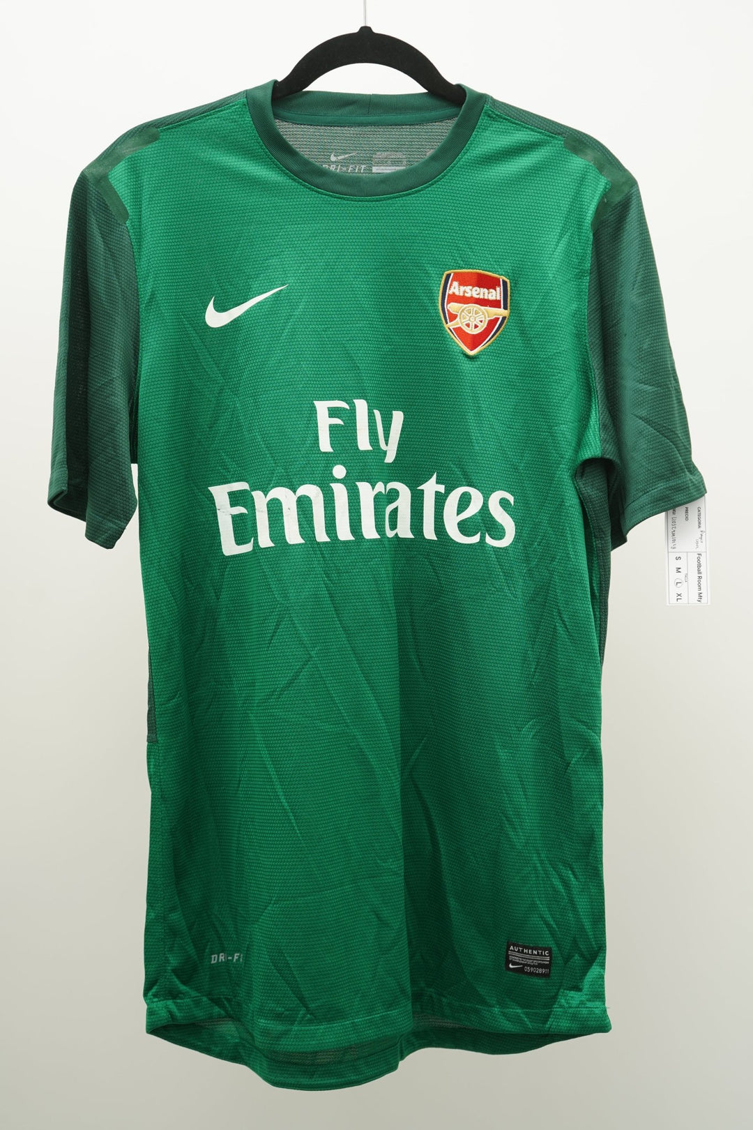 (Player Issued) Arsenal portero 2012 - The Football Room Mty
