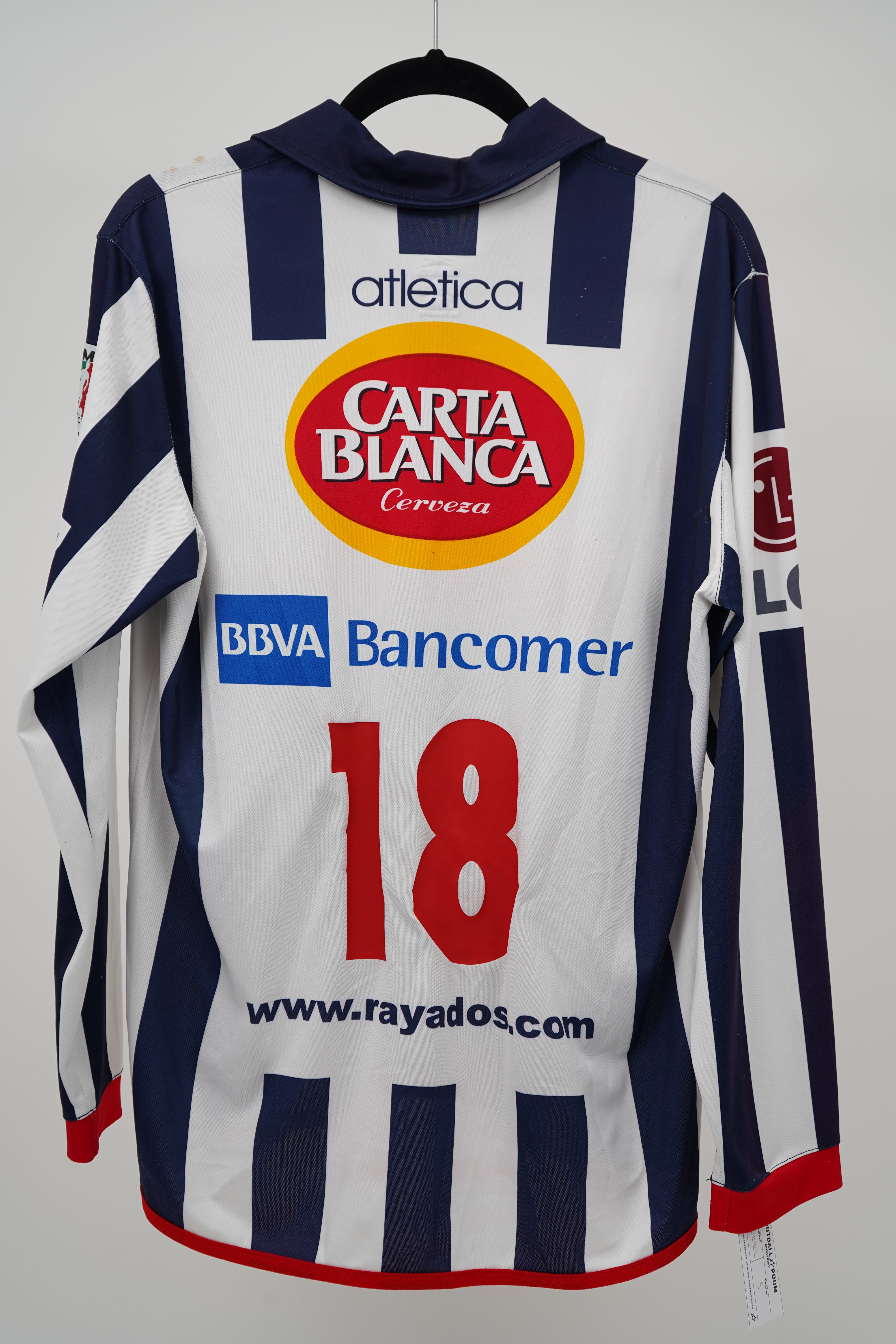 (Matchworn) Rayados 2006-07 Walter Erviti 18 manga larga - Talla S