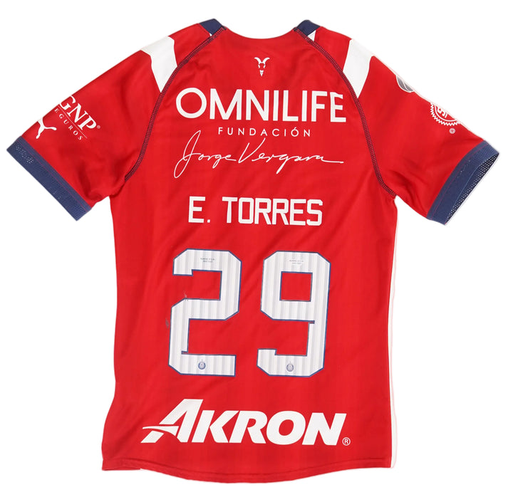 (Matchworn) Chivas friendly vs Getafe 2022 E. Torres #29 - Size XL