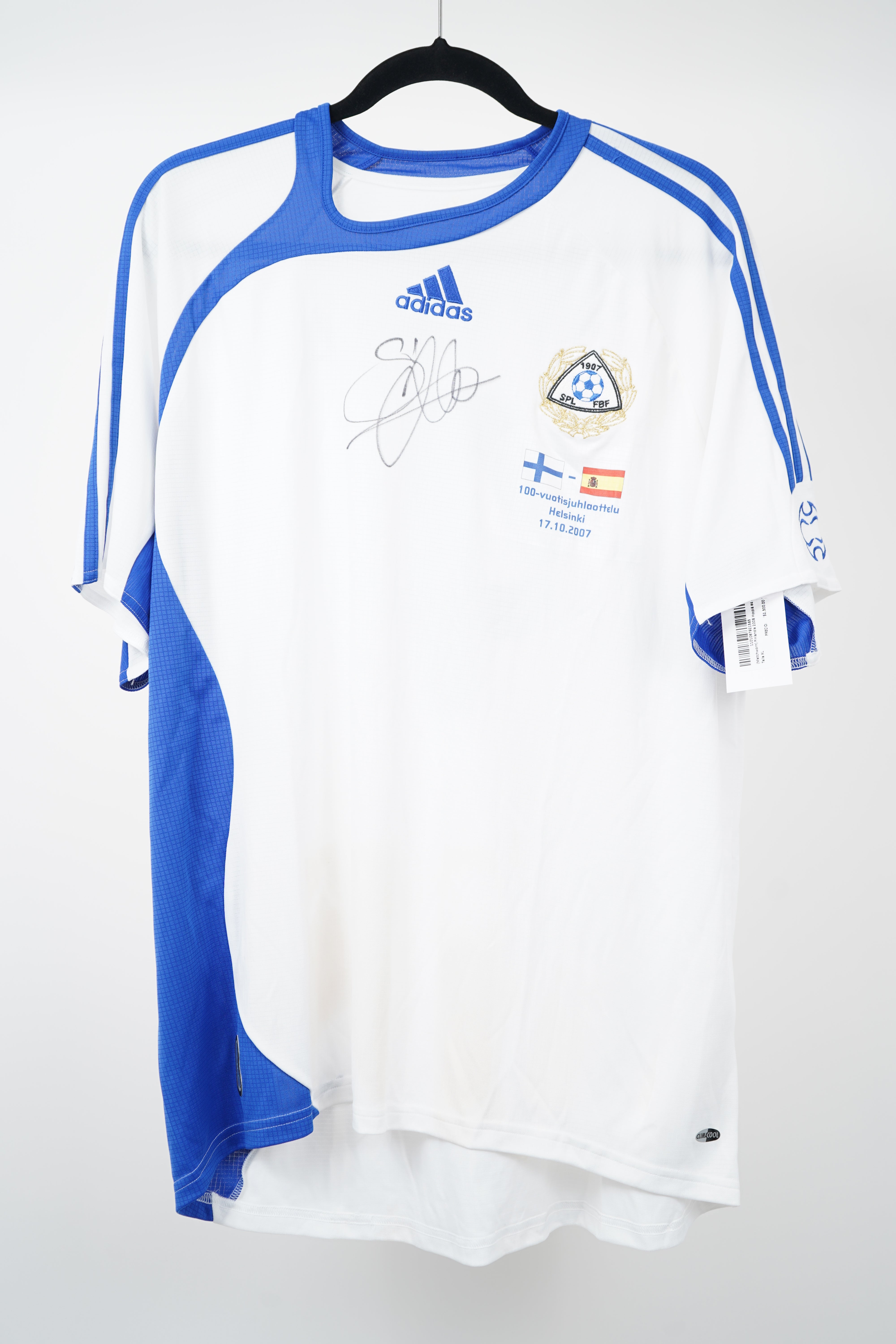 (Matchworn) Finlandia 2008 Hyypia #4 - Talla XL